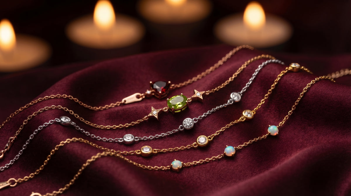 14k solid gold bracelet editorial image