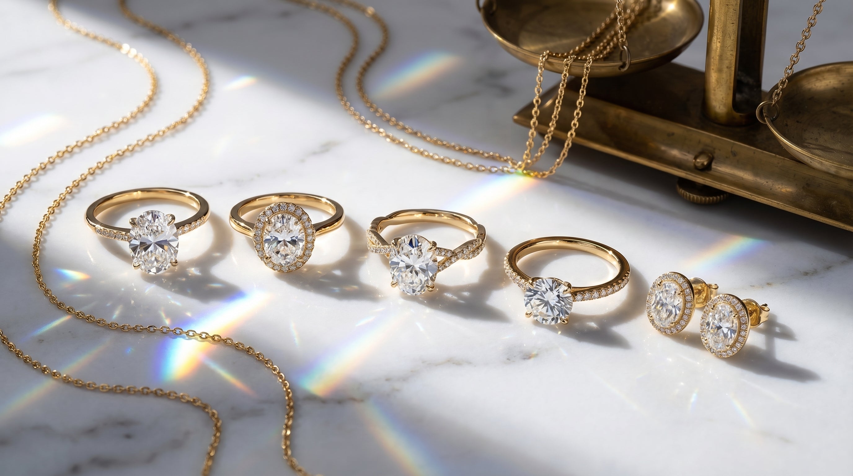 moissanite vs lab diamond price - hero image