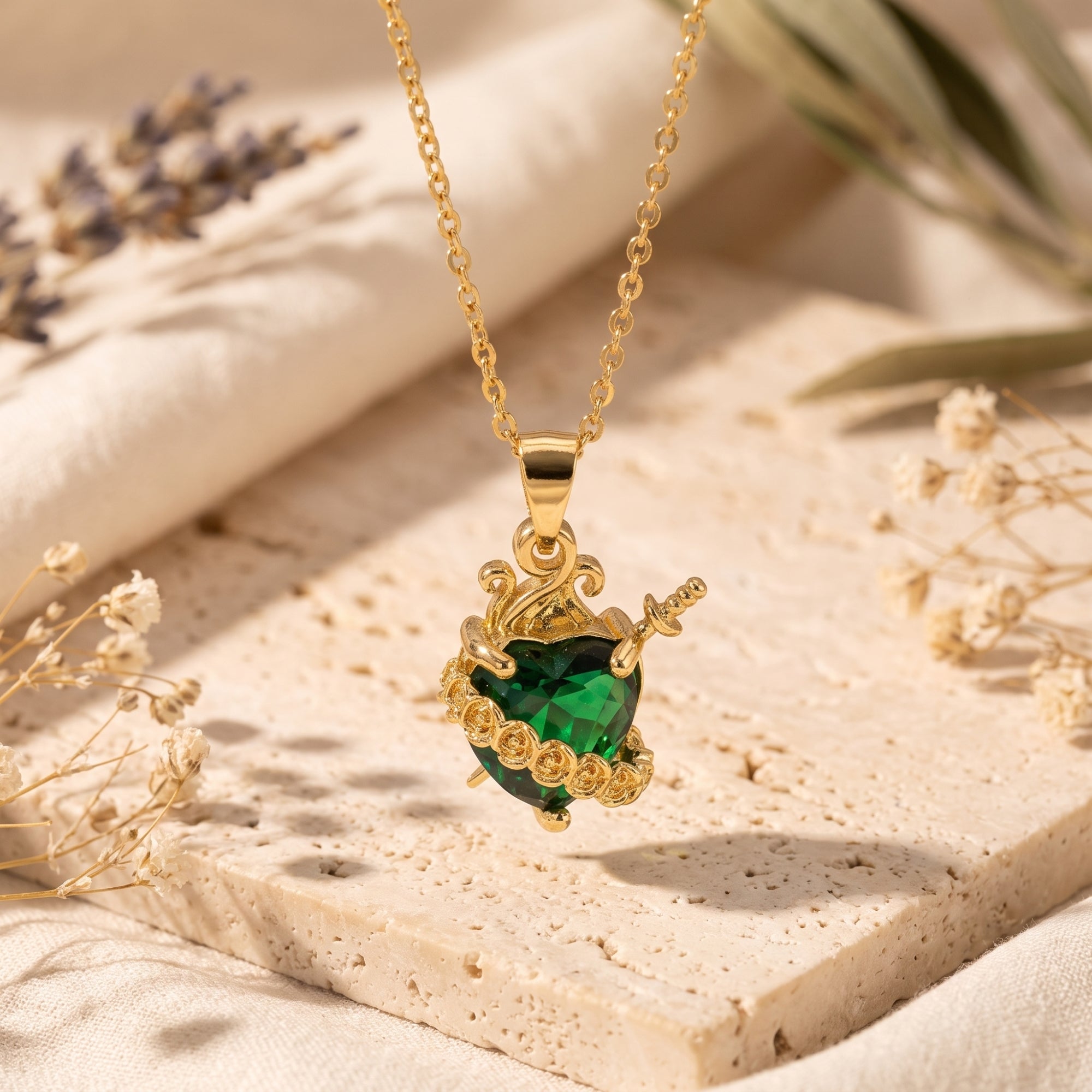 The Emerald Devotion Necklace