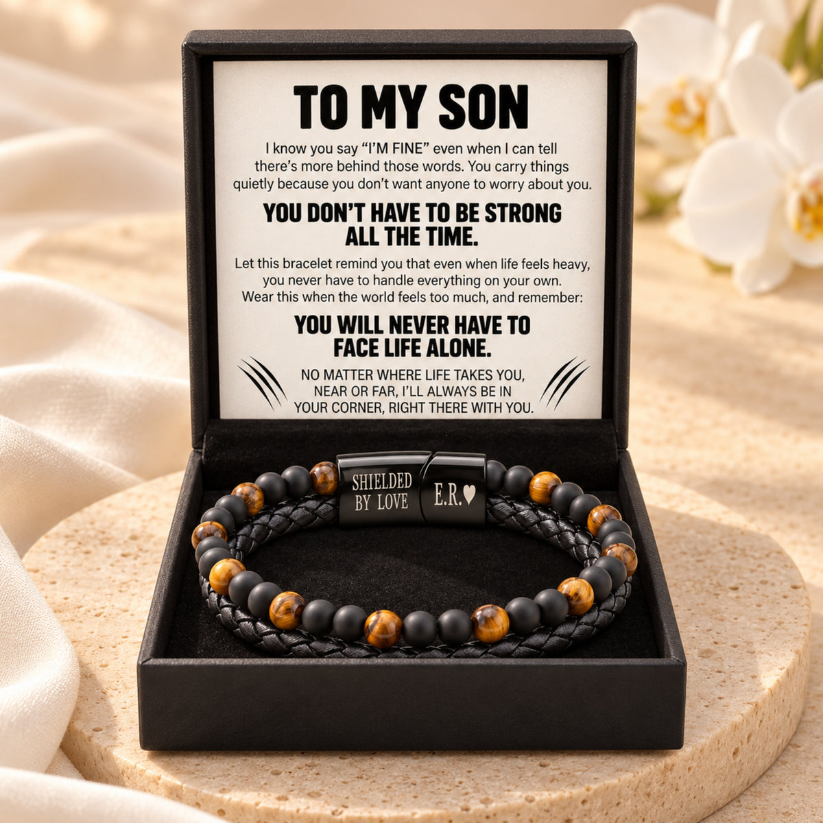 The Tiger Eye Double Strand Bracelet