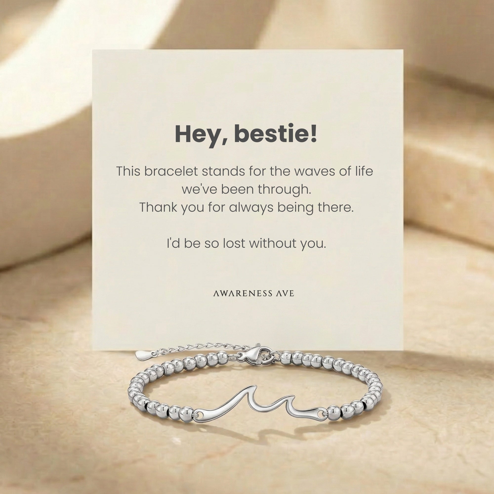The 'To My Besite' Wave Bracelet