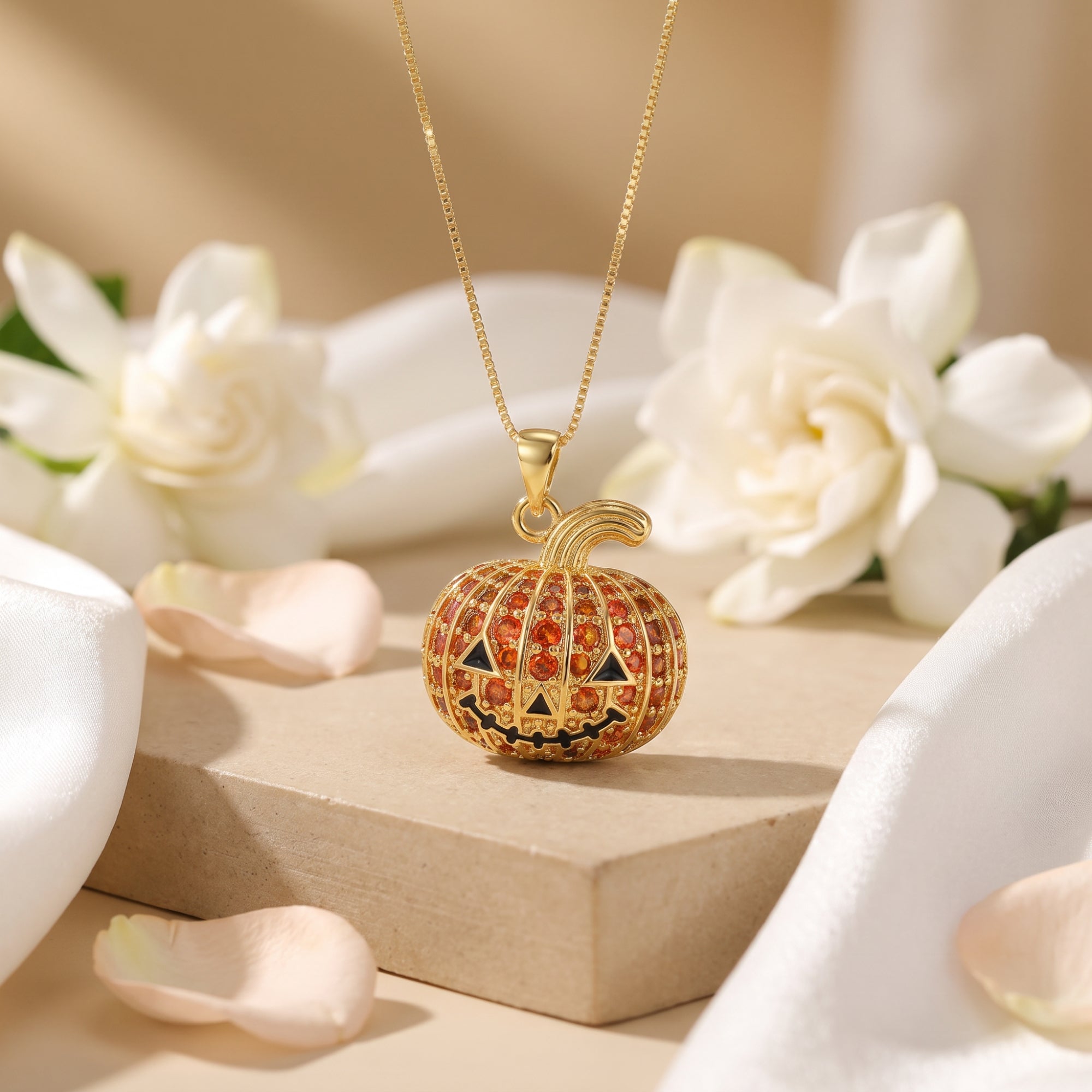 The Midnight Pumpkin Necklace