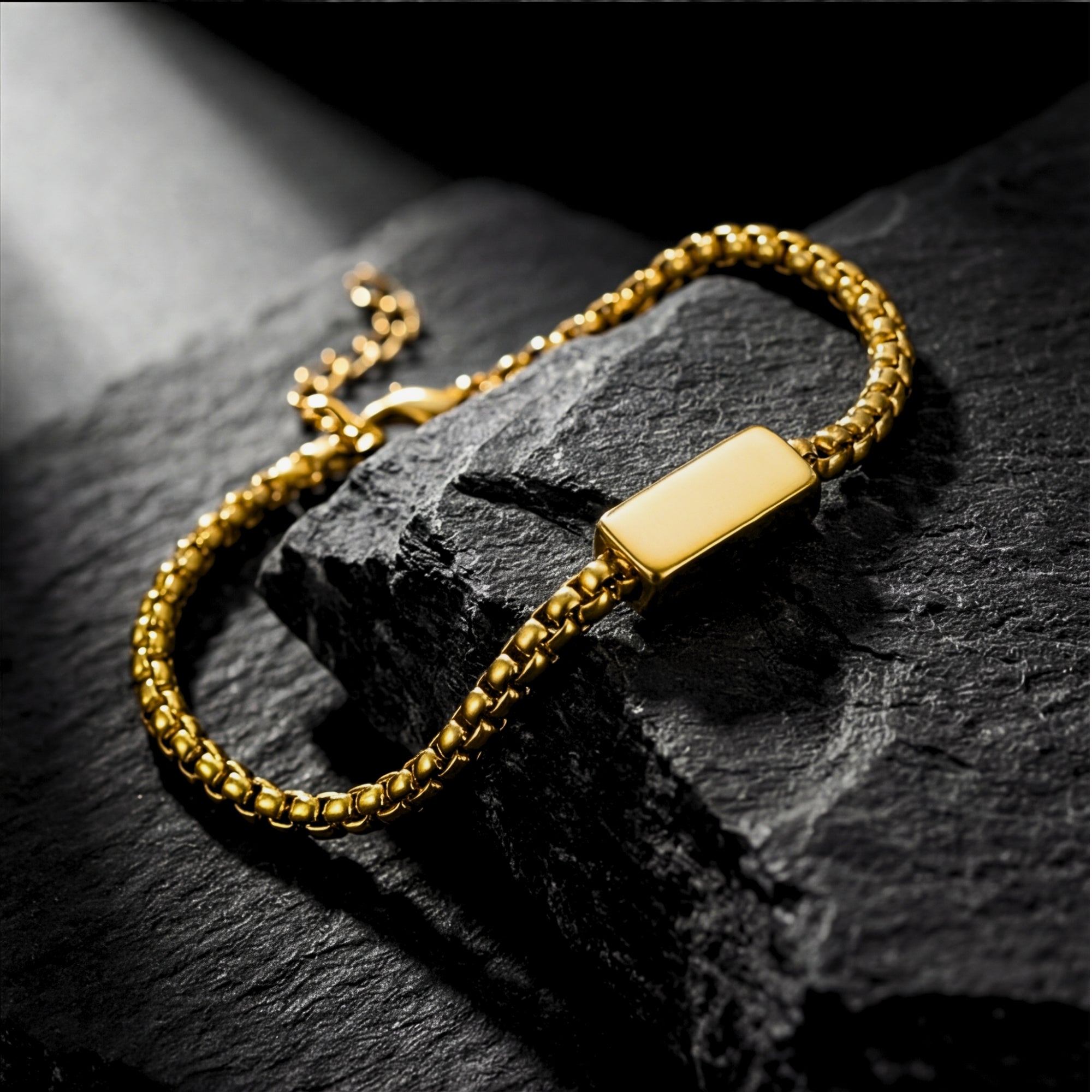 The Cipher ID Bracelet - Gold - 5mm