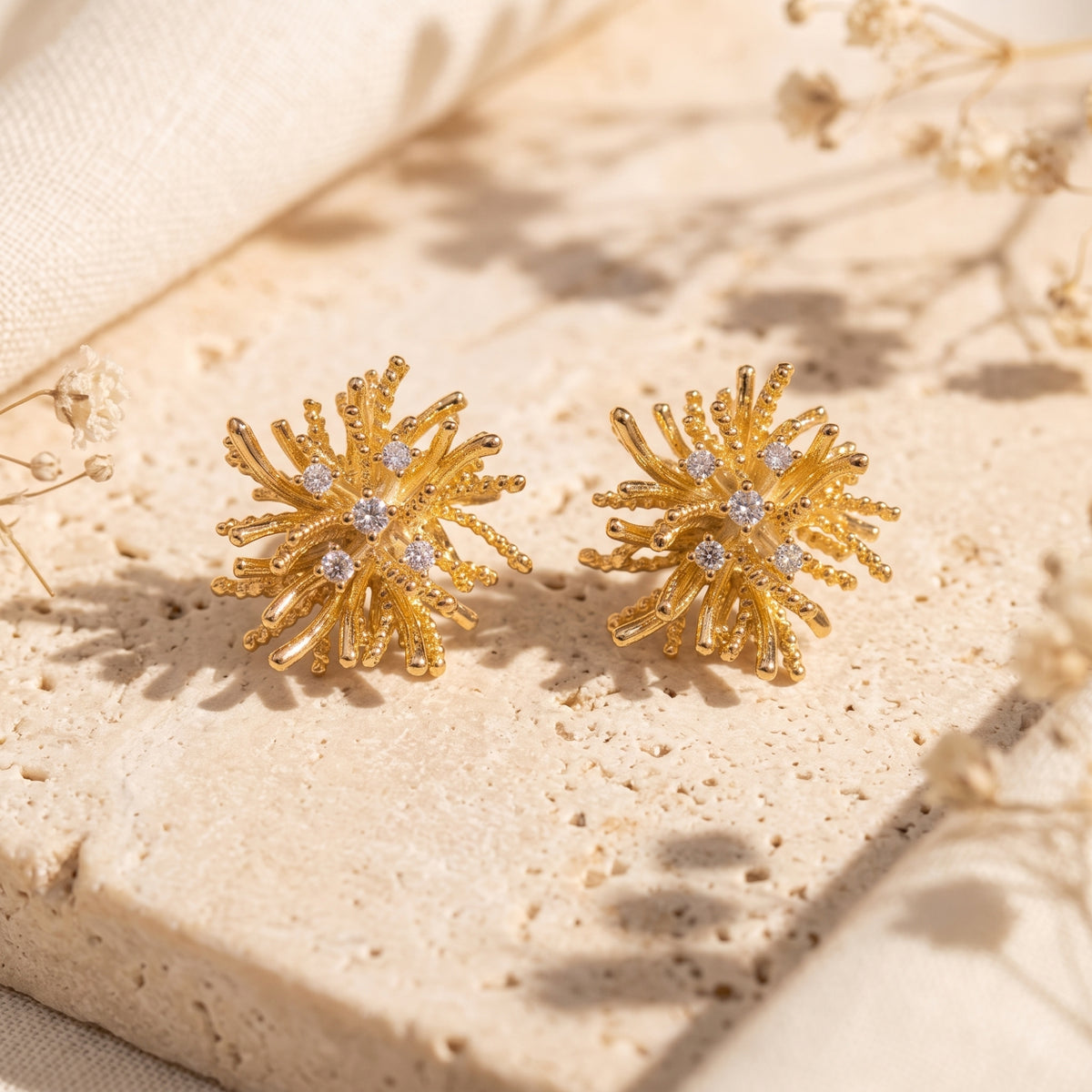 The Celestial Burst Earrings