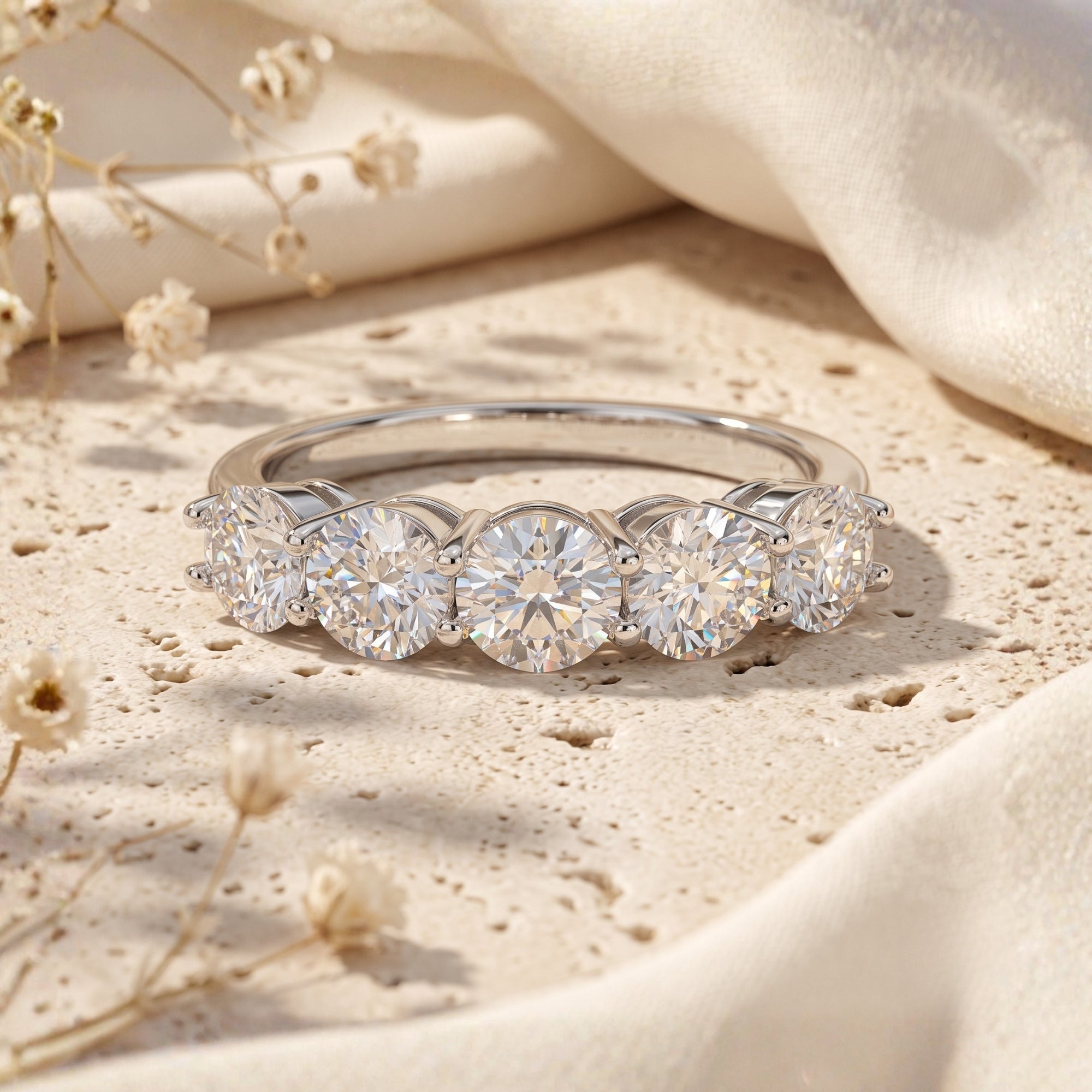 The Evermore Five-Stone Ring