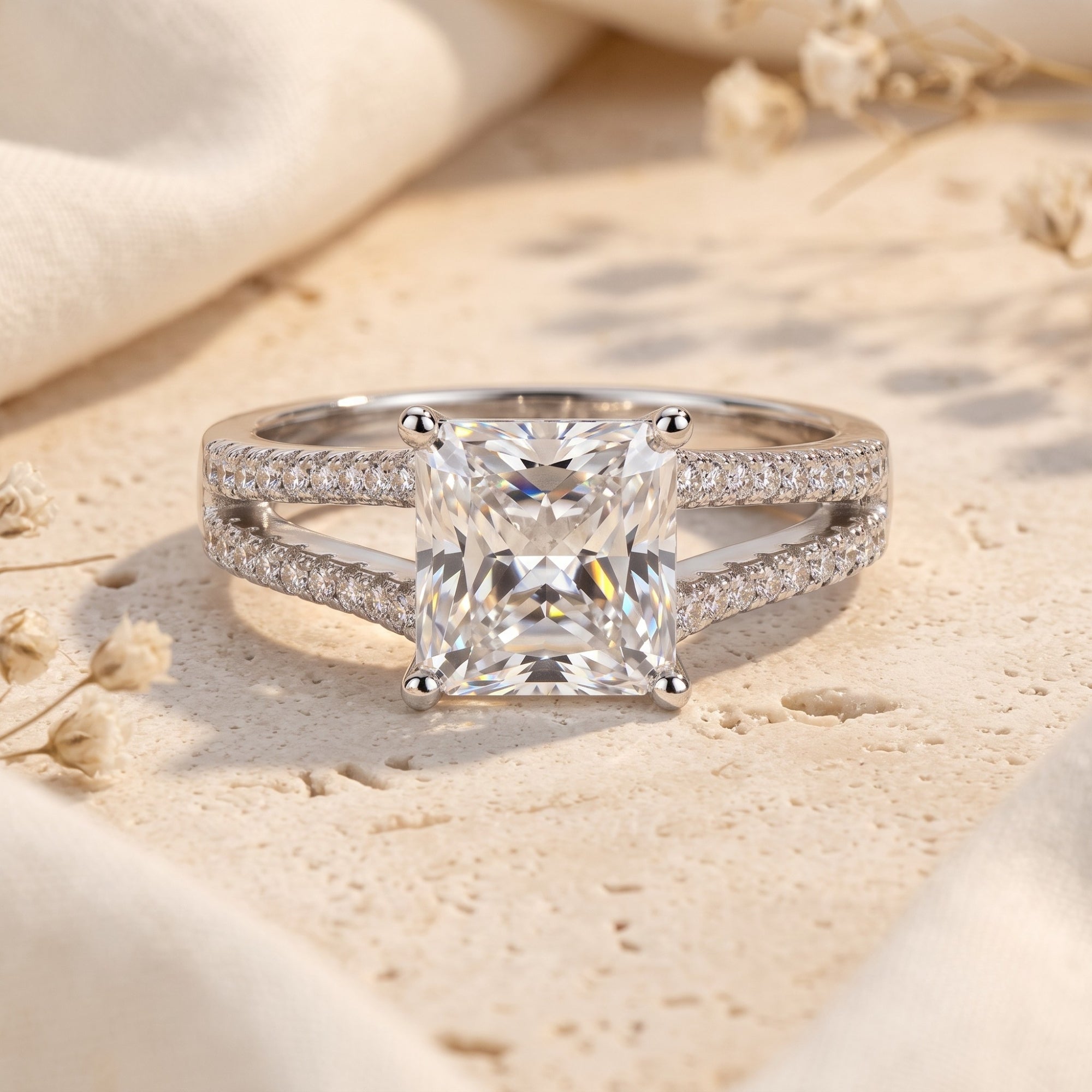 The Split-Shank Solitaire Ring