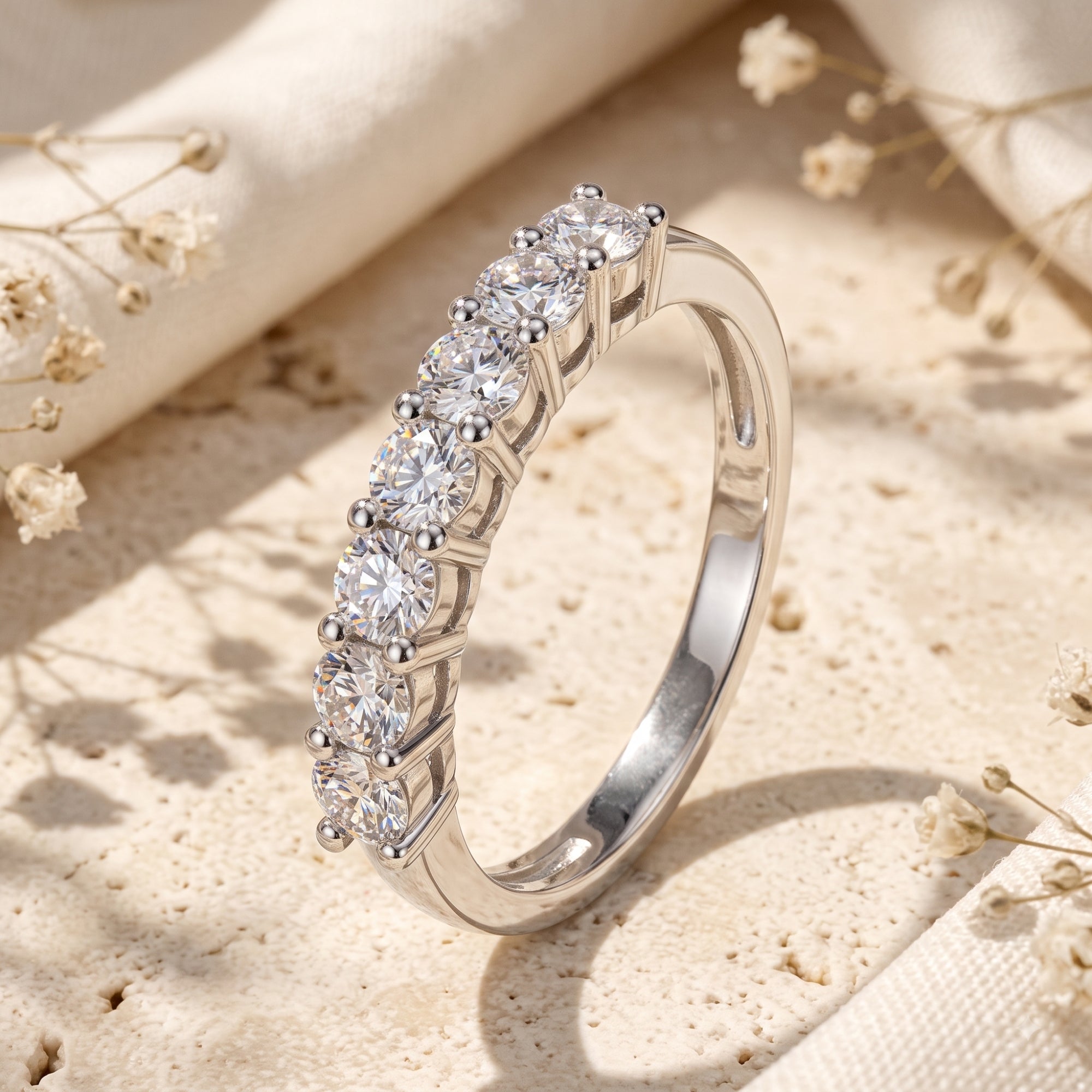 The Seven-Stone Band Ring