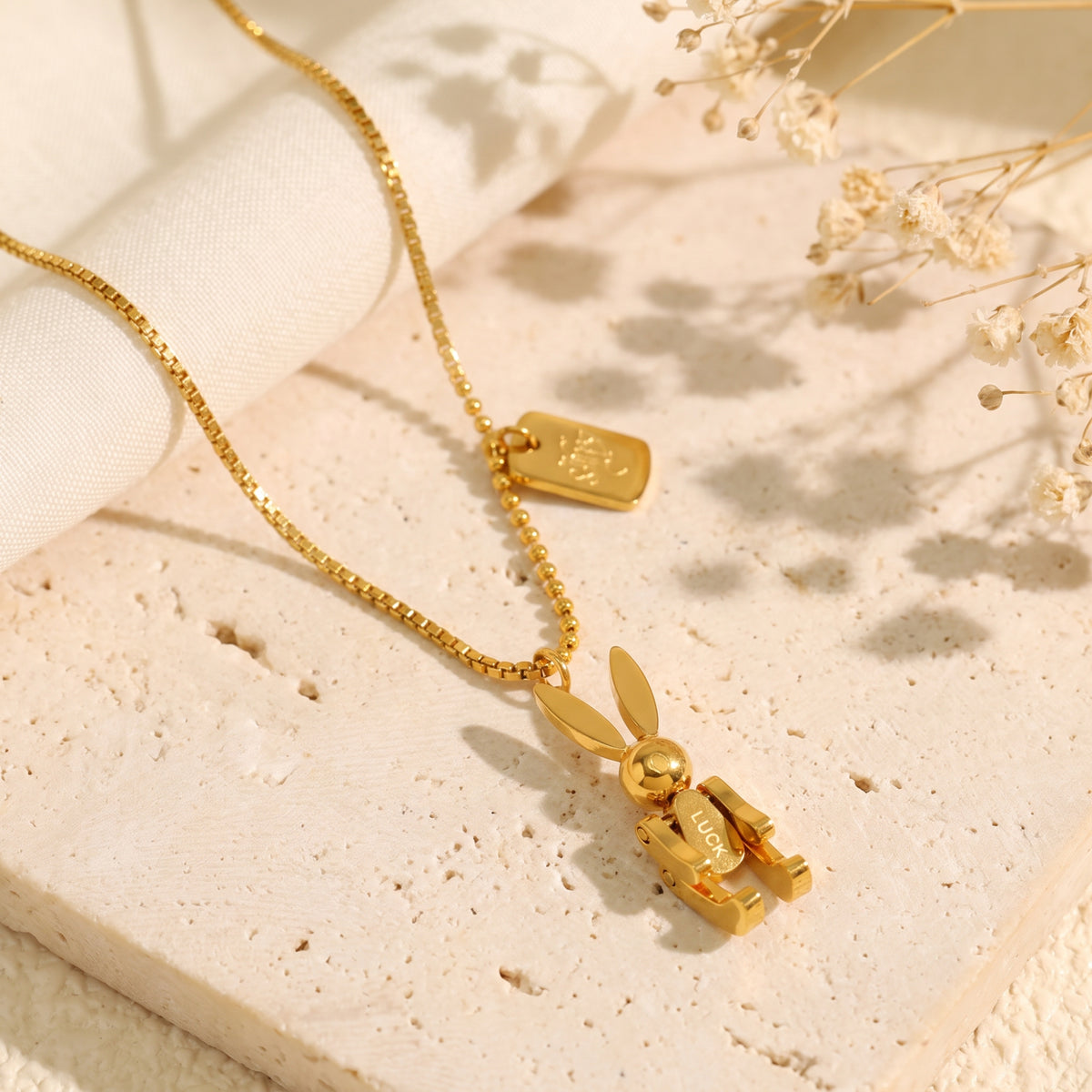 The Lucky Bunny Pendant Necklace