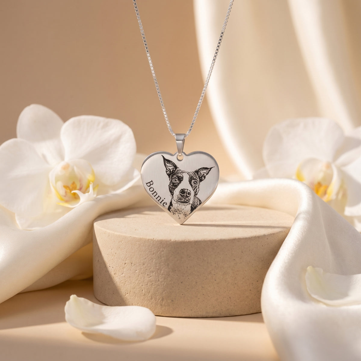The Cherished Pet Heart Necklace