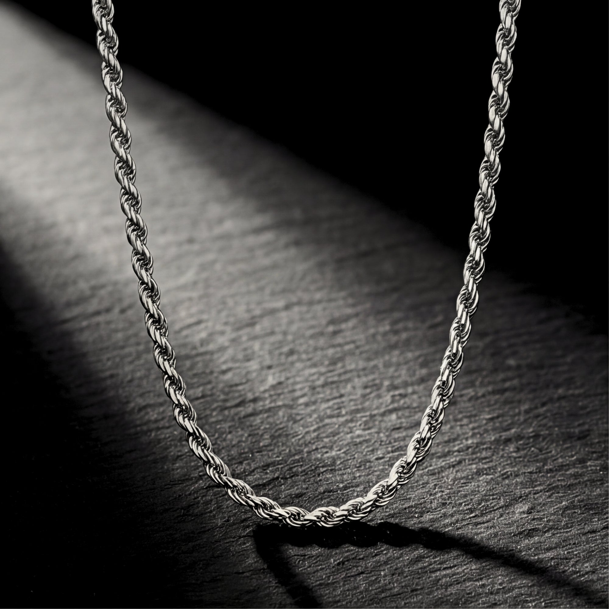 Rope Chain - Silver - 2.5mm