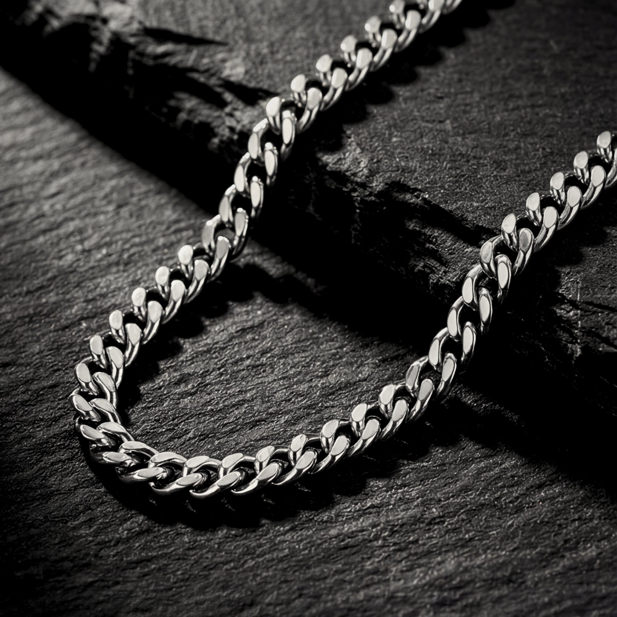 The Minimalist Cuban Chain - Silver - 4mm