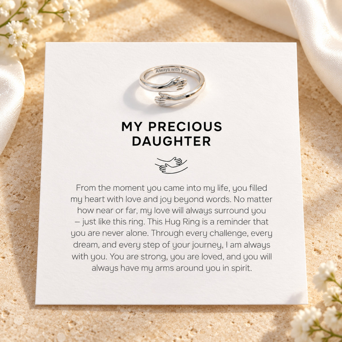 The Hugging Arms Ring