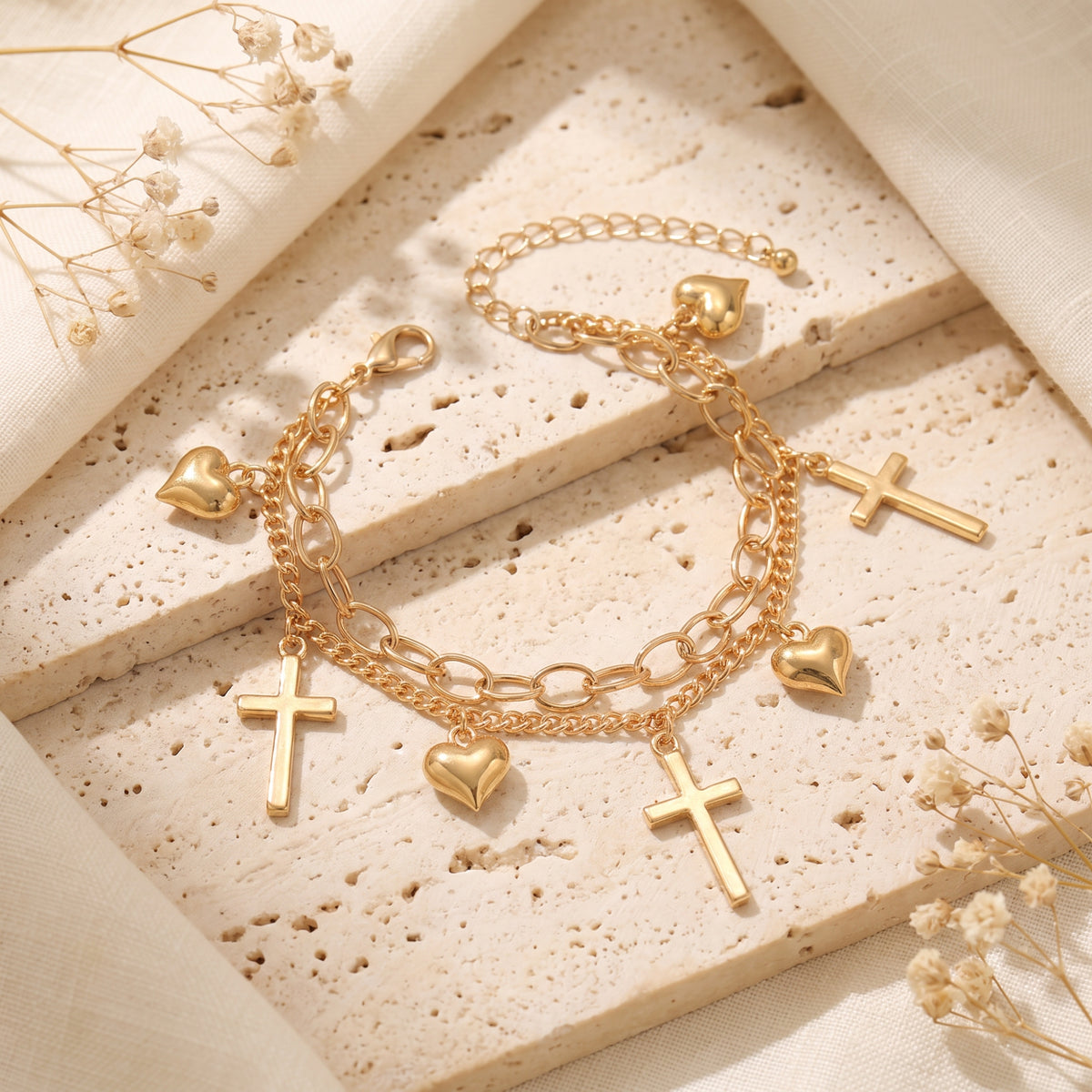 The Faith & Grace Charm Bracelet