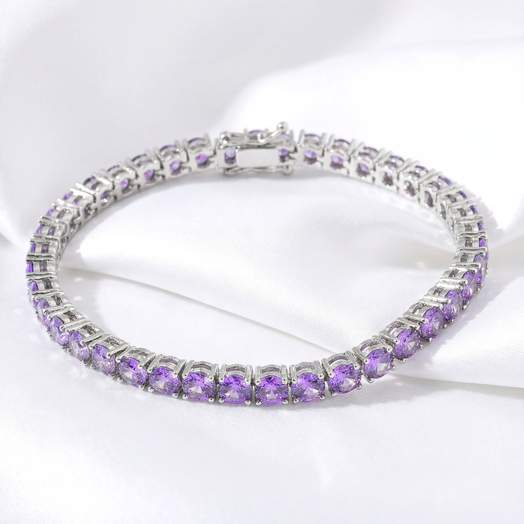 The Xylia Tennis Bracelet - Stainless Steel