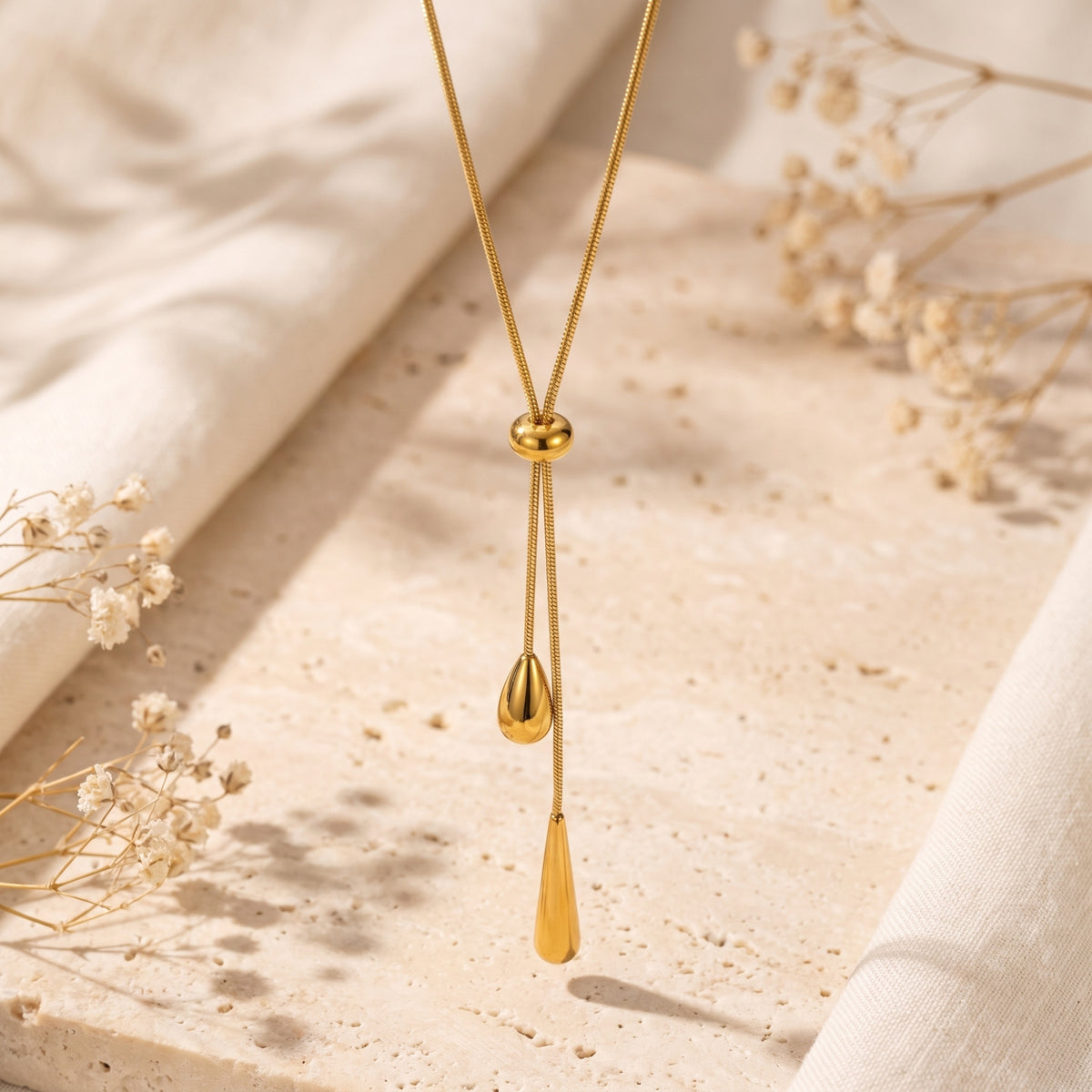 The Fluid Lariat Necklace
