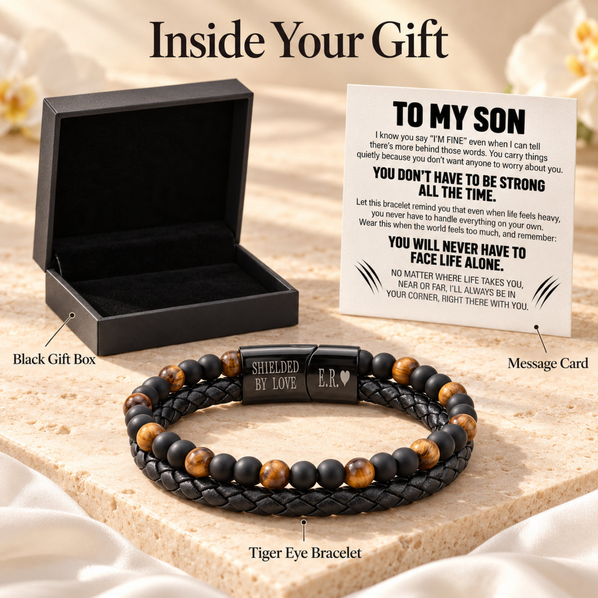 The Tiger Eye Double Strand Bracelet