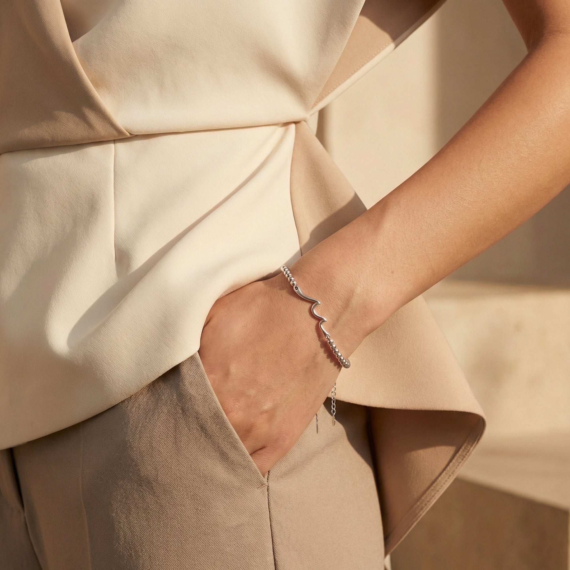 The 'To My Besite' Wave Bracelet