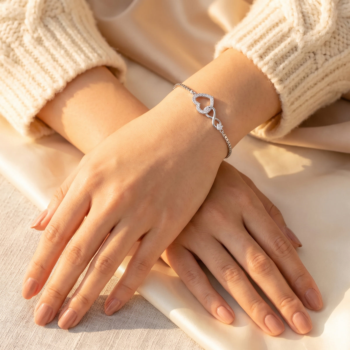 The Infinity Heart Bolo Bracelet