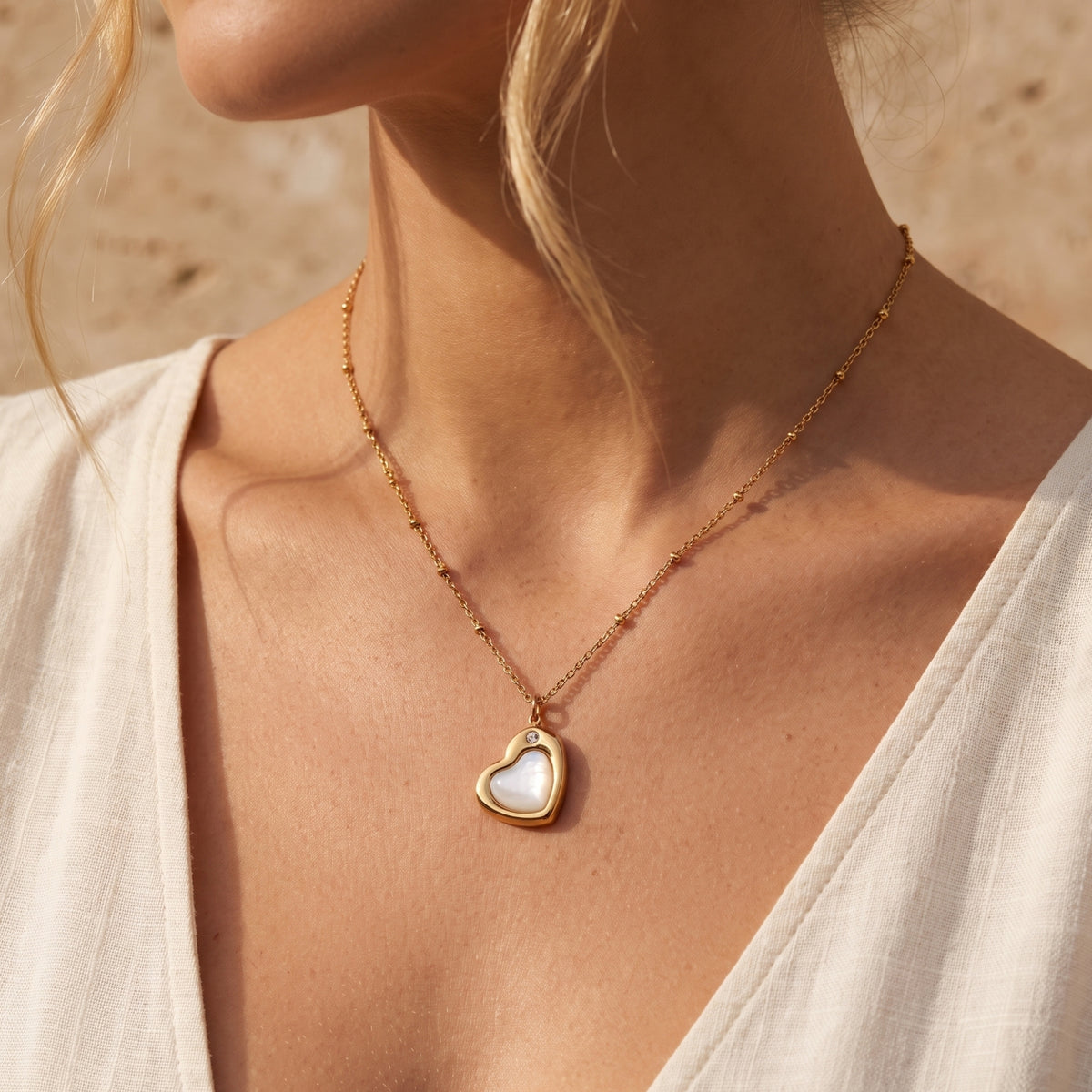 The Luminous Heart Necklace