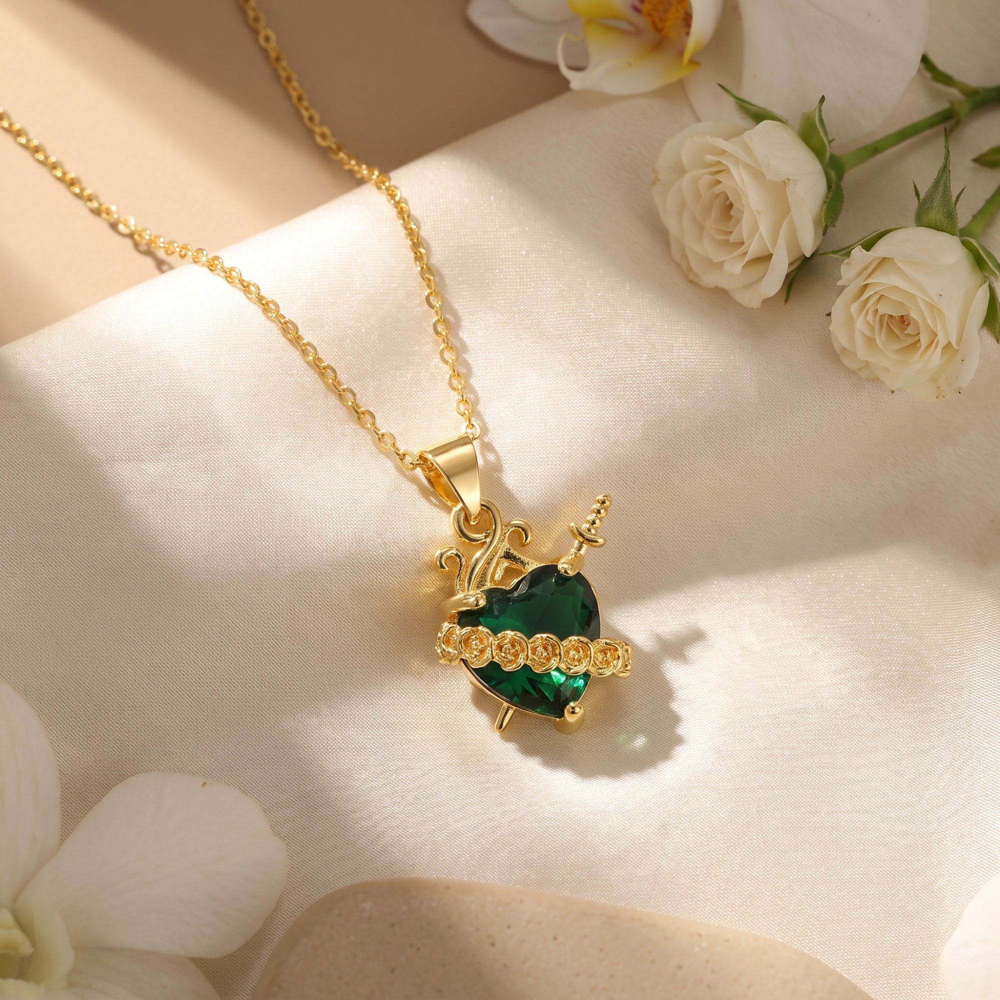 The Emerald Devotion Necklace