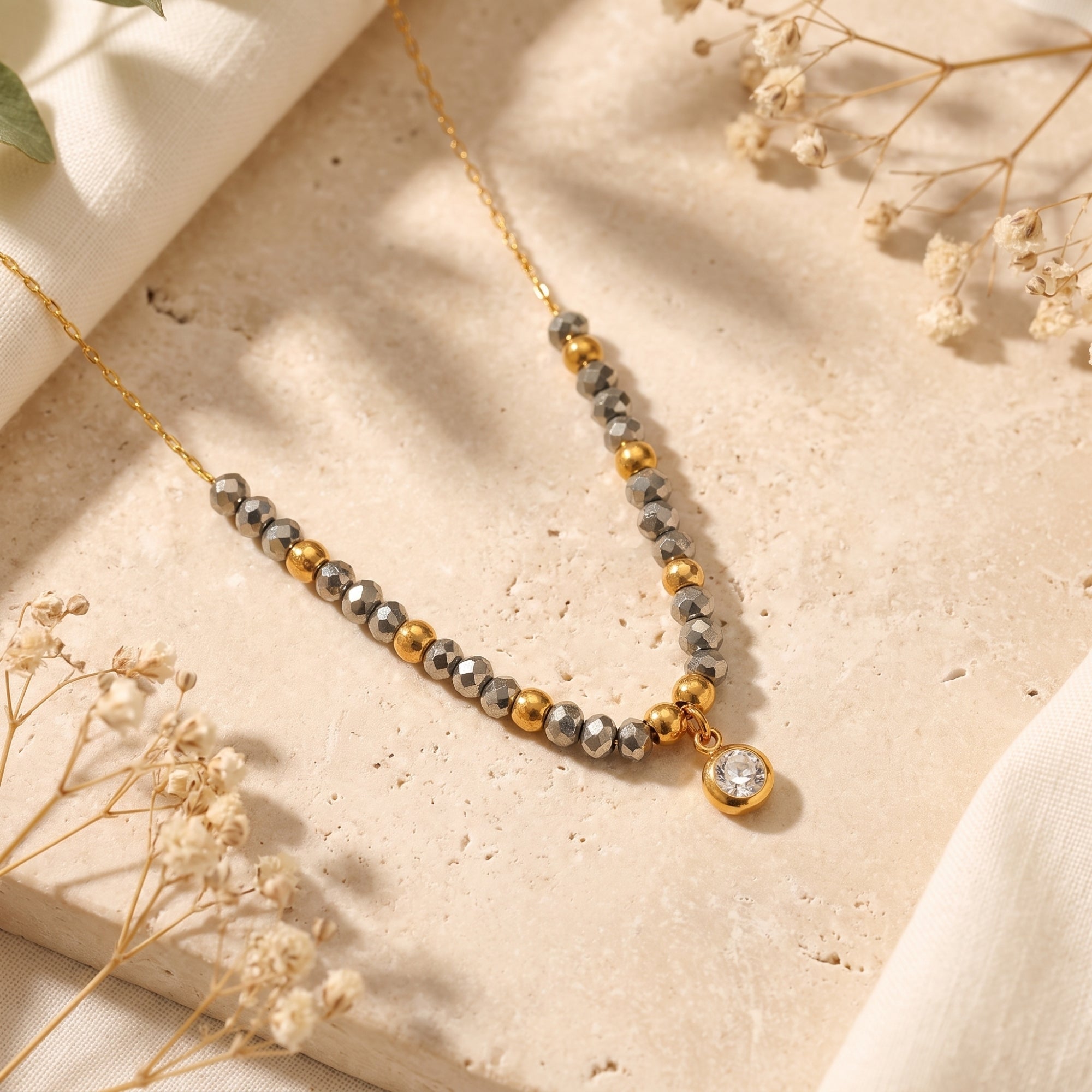 The Solis Beaded Necklace