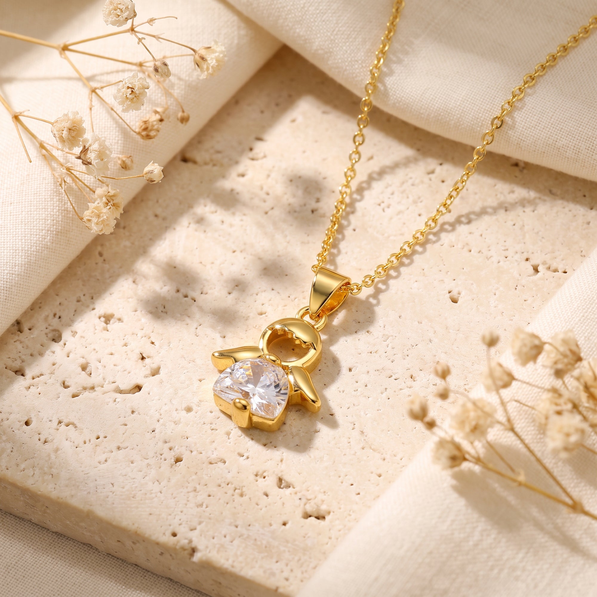 The Seraphina Angel Necklace