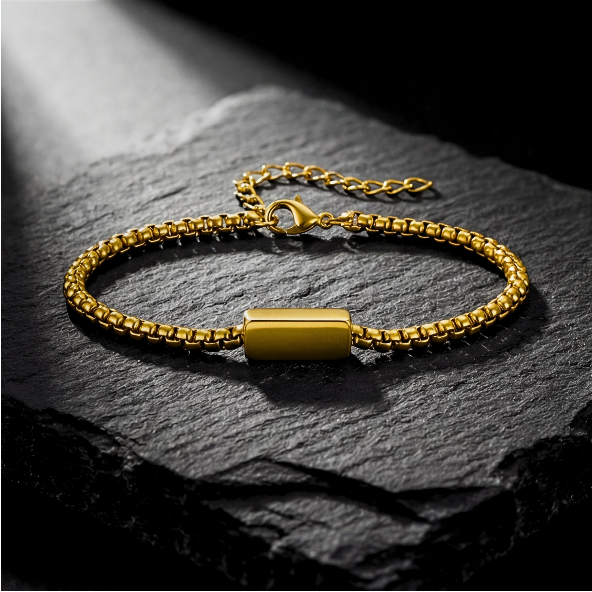 The Cipher ID Bracelet - Gold - 5mm