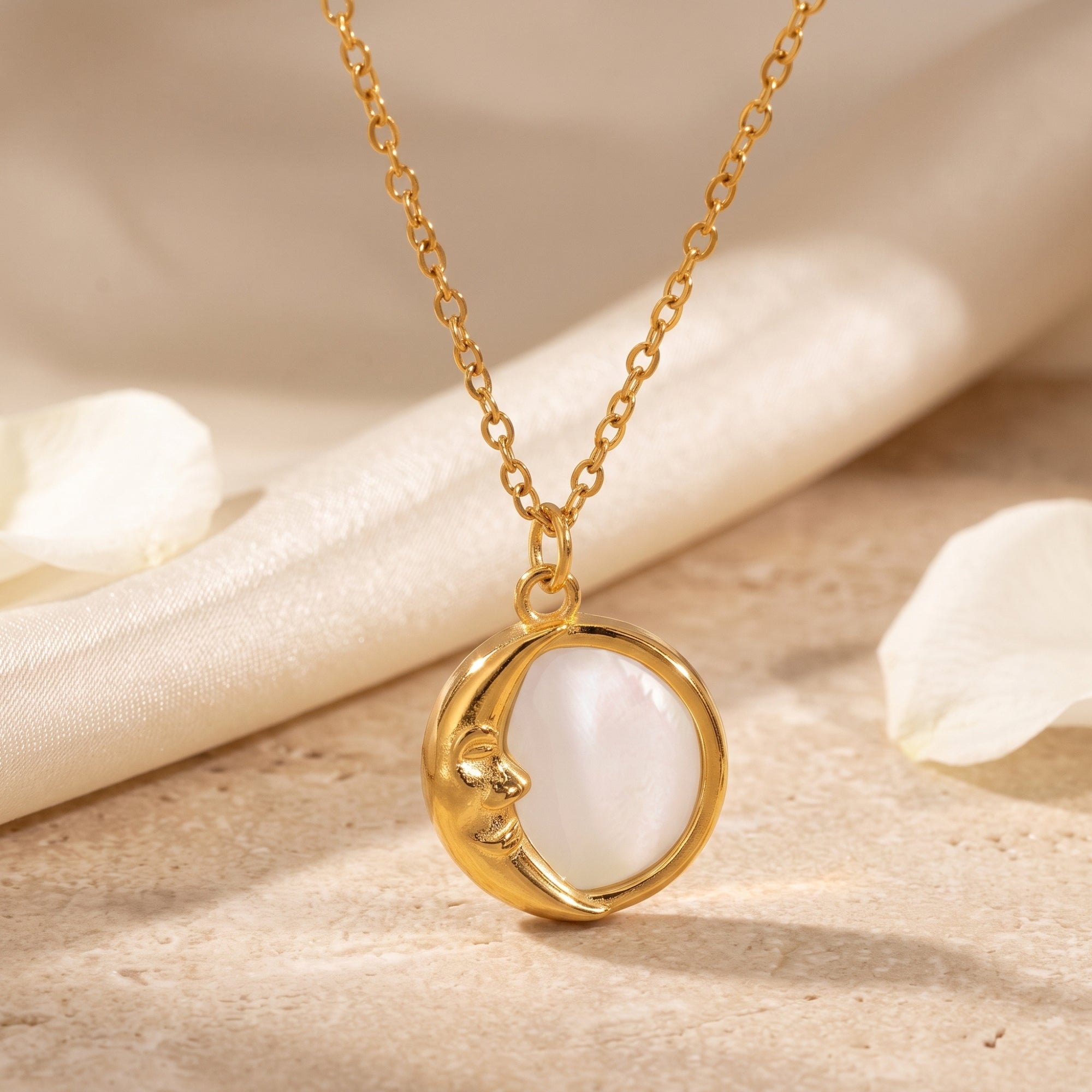 The Crescent Moon Pendant Necklace