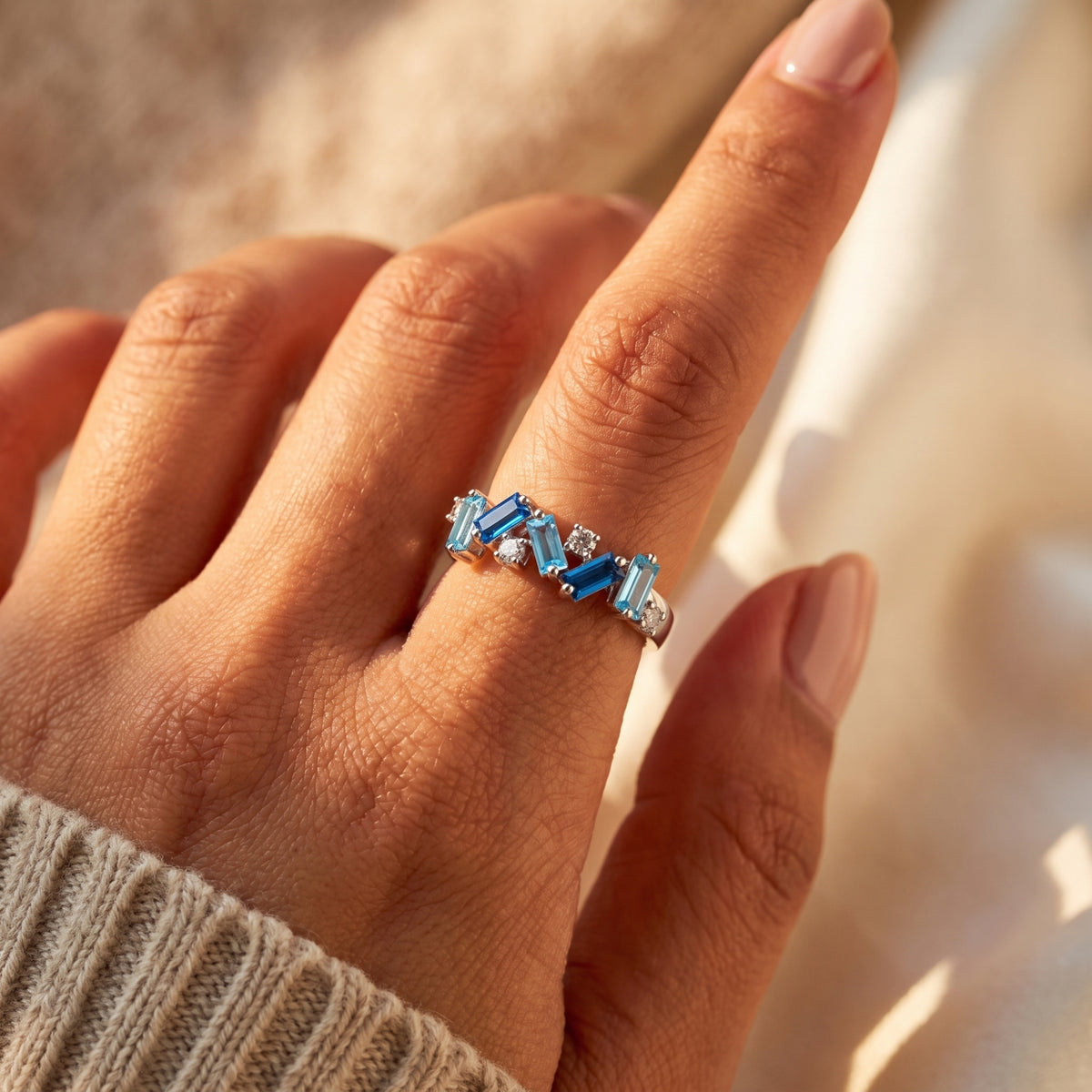 The Broken Mosaic Band Ring