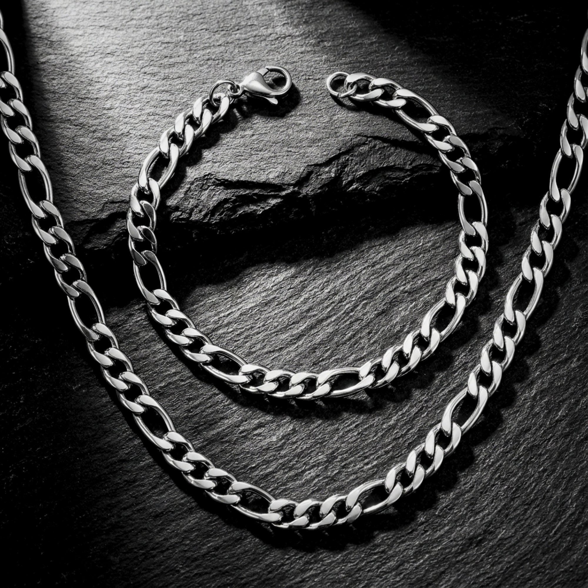 The Figaro Duo - Silver - 8mm