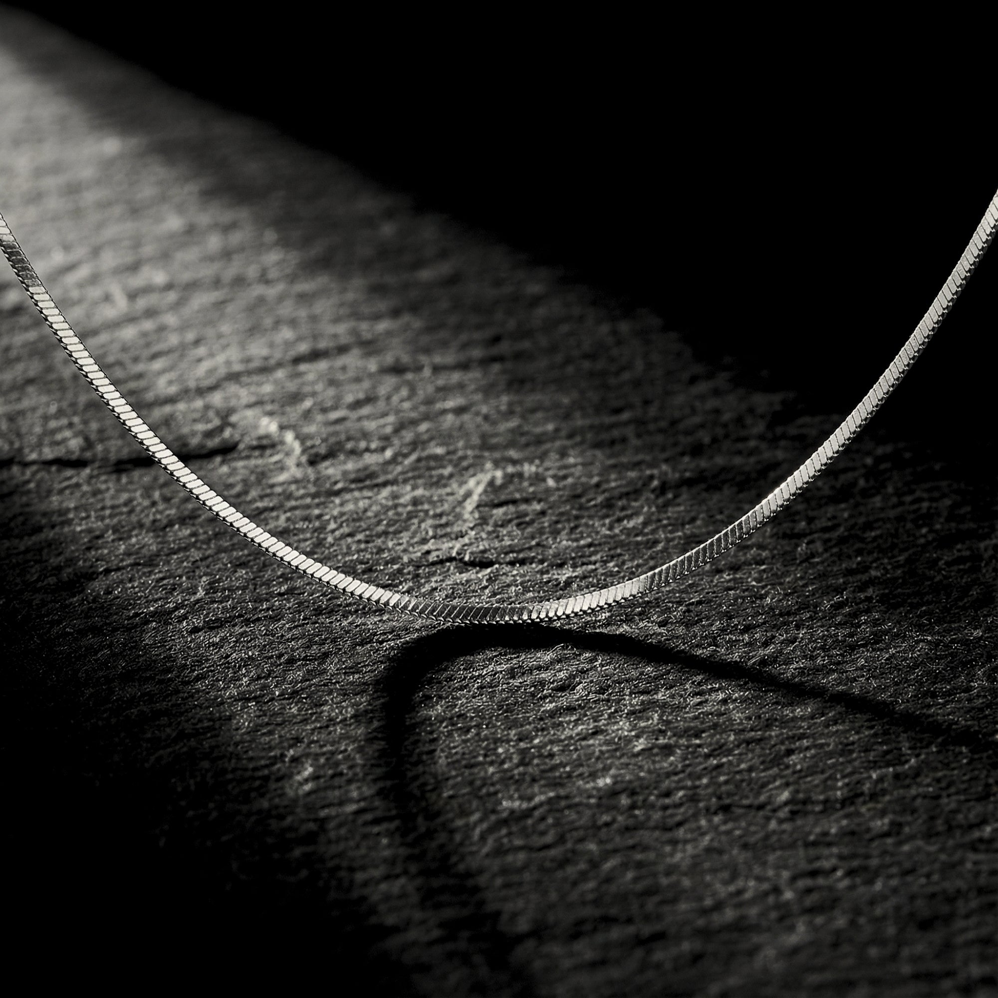 Square Link Chain - Silver