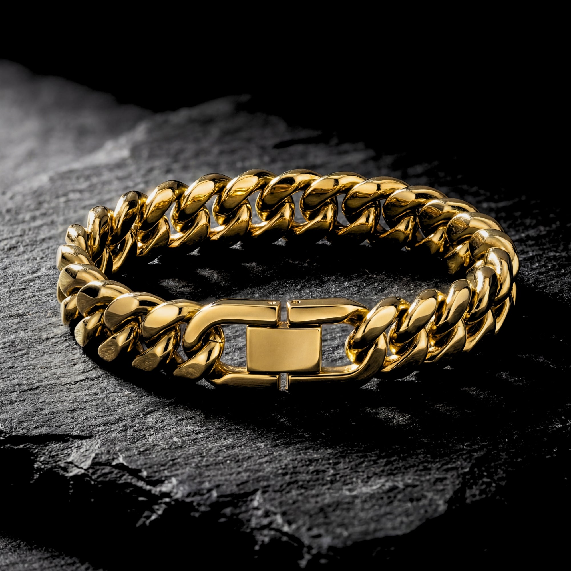 The Sovereign Cuban Bracelet - Gold - 12MM