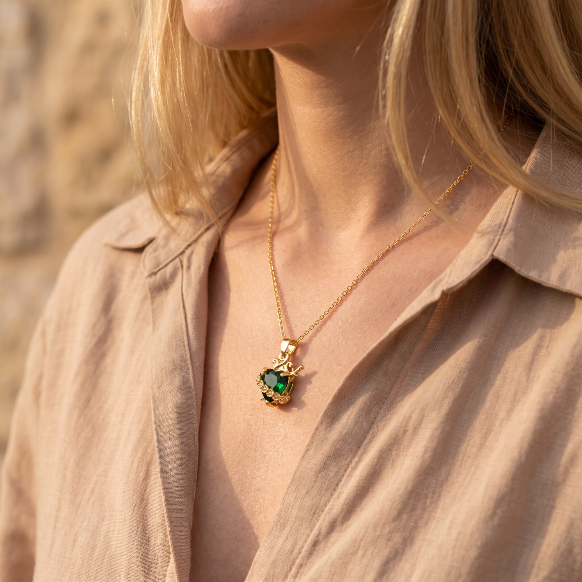 The Emerald Devotion Necklace