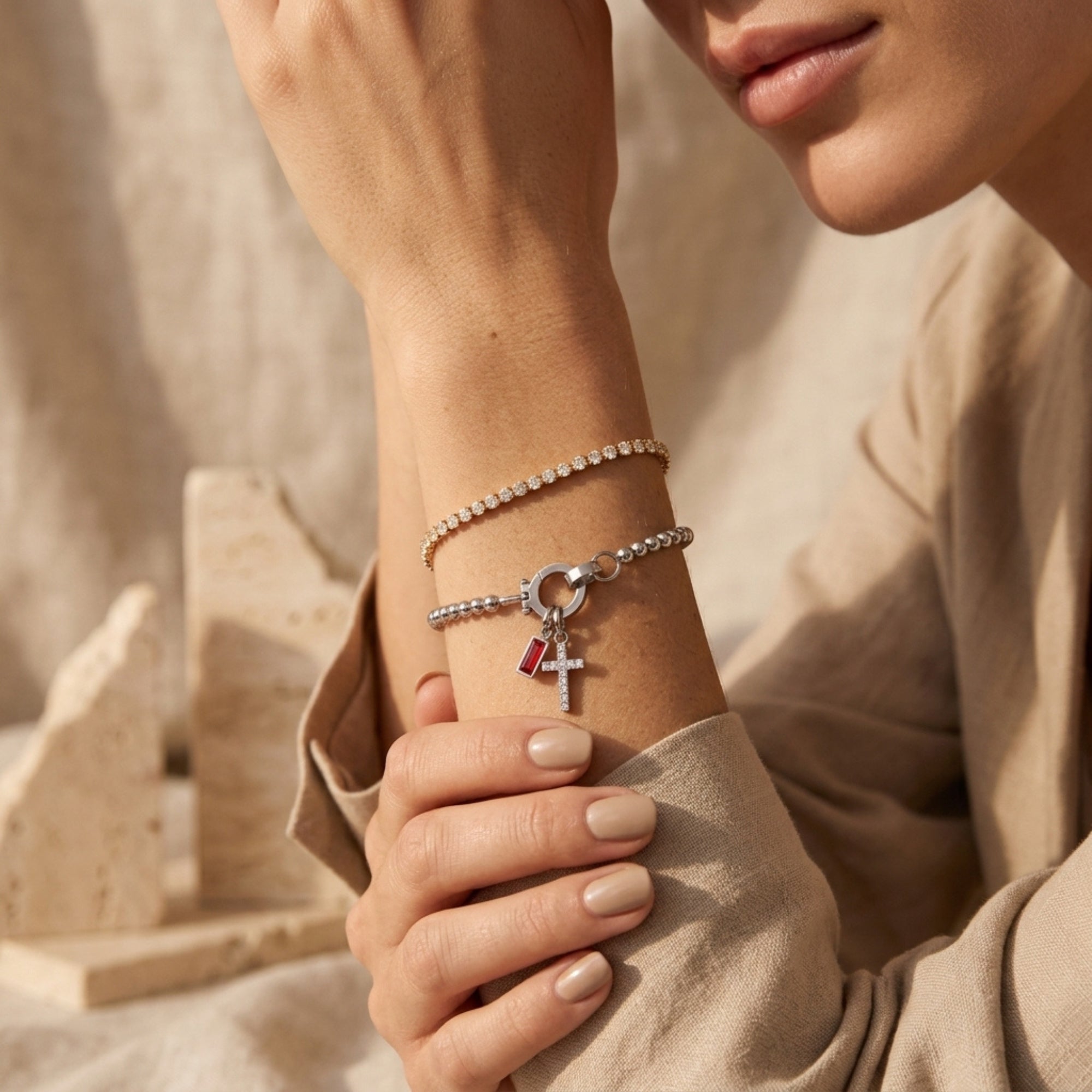 The 'Faithful Devotion' Birthstone Bracelet