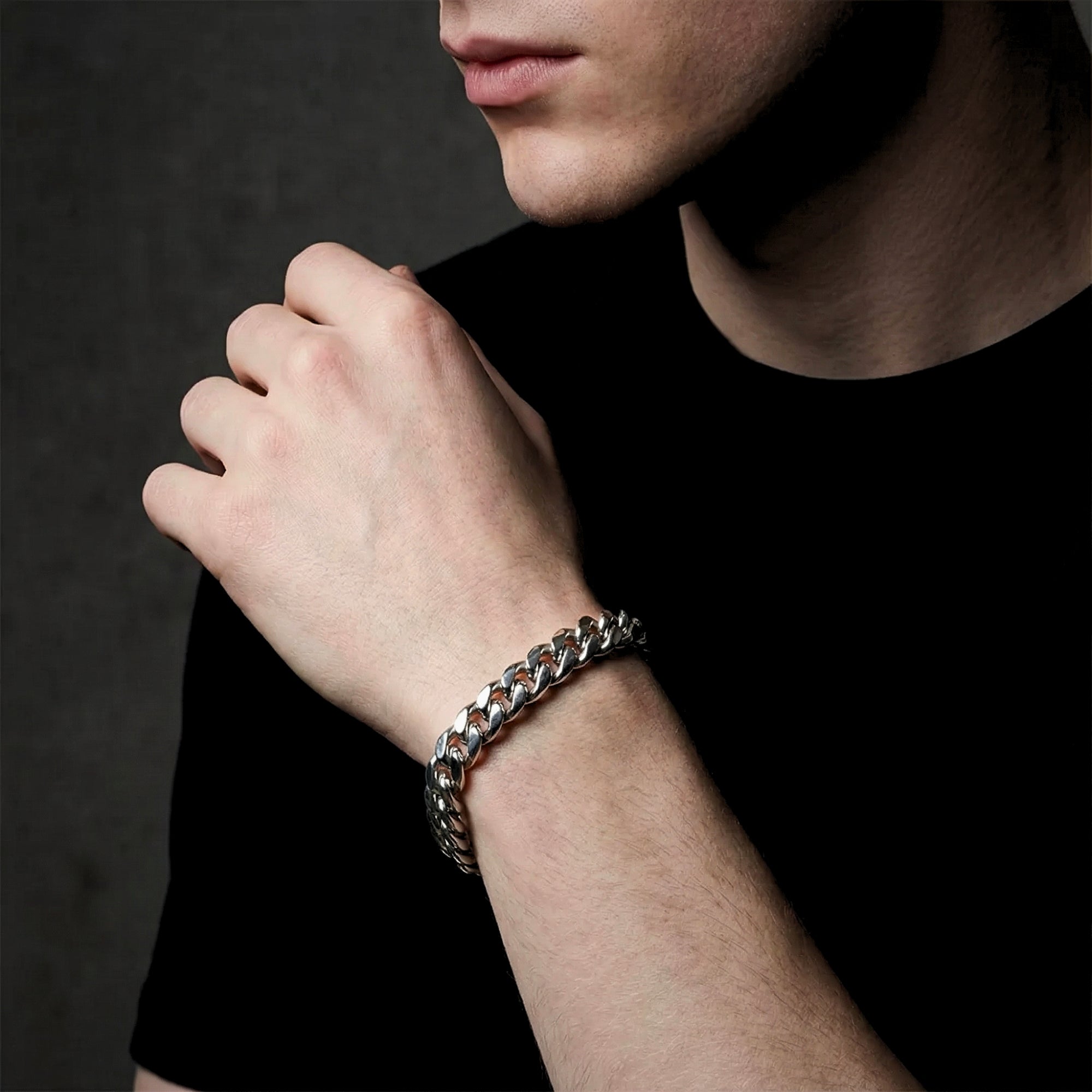 The Origin Cuban - Silver - 12MM