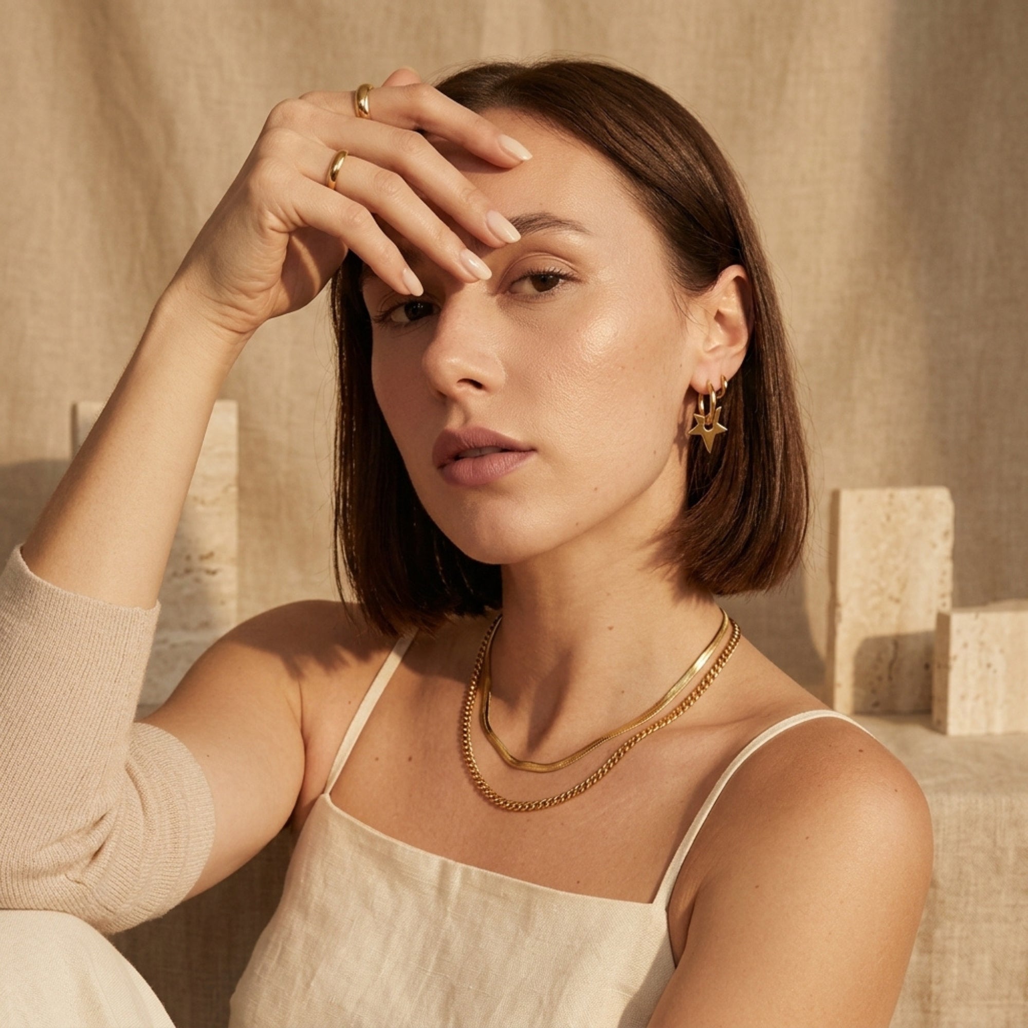 The Astra Hoop Earrings