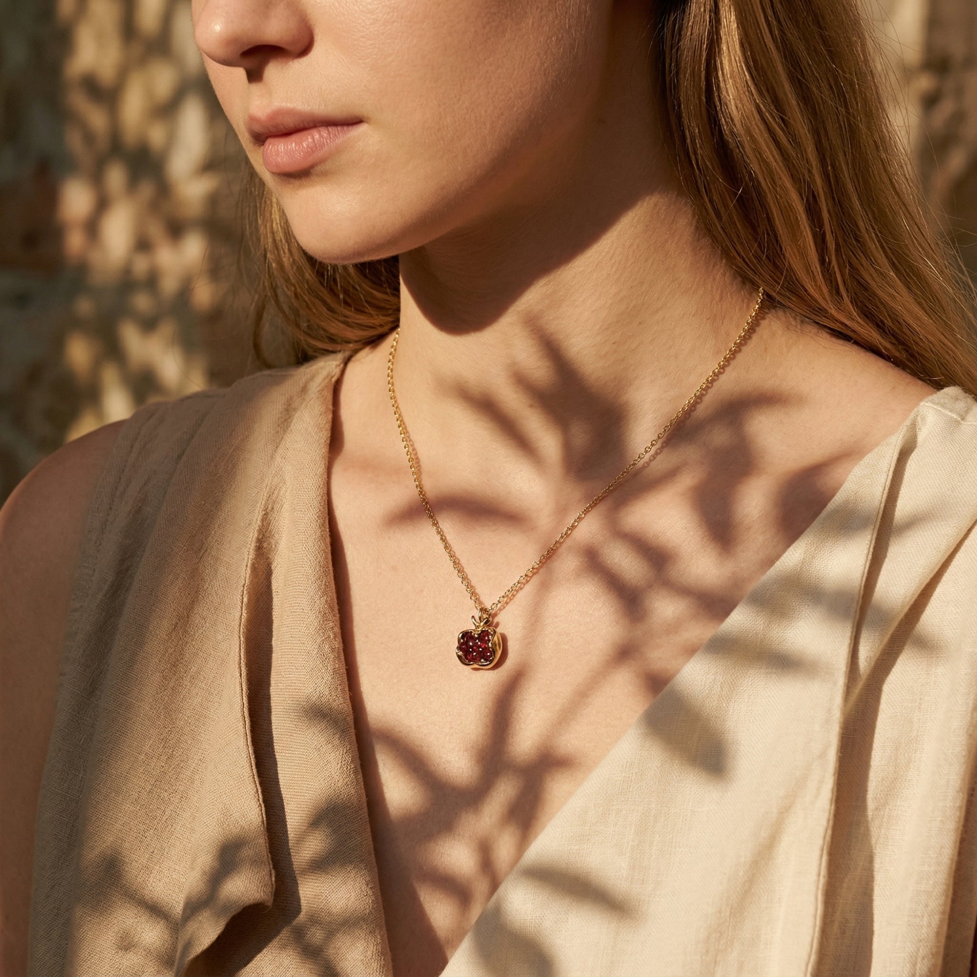 The Pomegranate Pendant Necklace