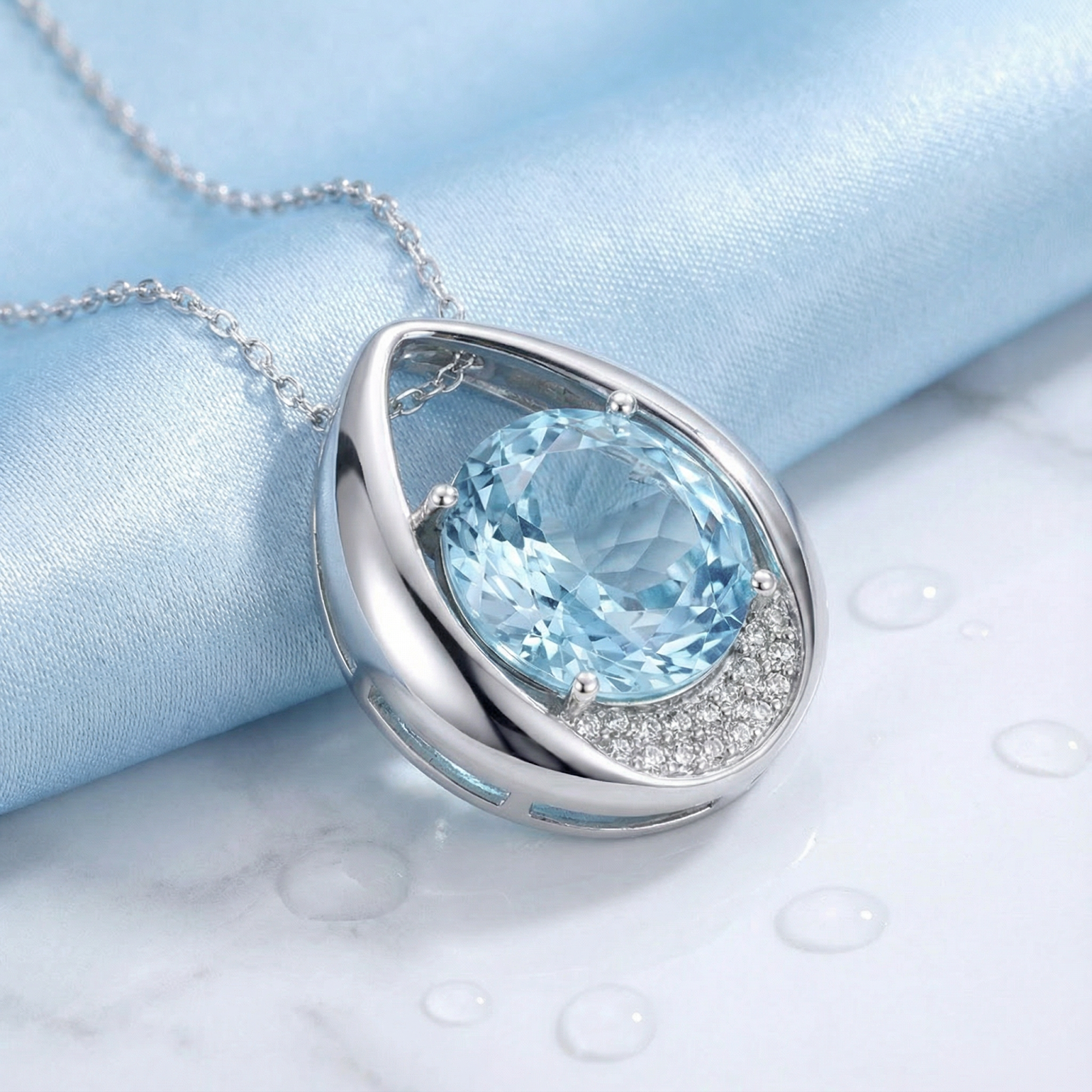 The Marina Teardrop - S925 Sterling Silver