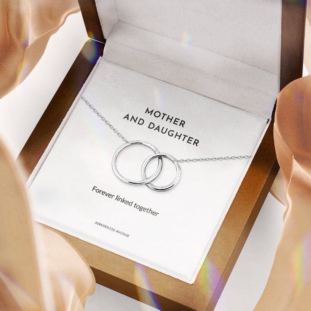 Mutter & Tochter | Für immer miteinander verbunden | 18K Goldkette