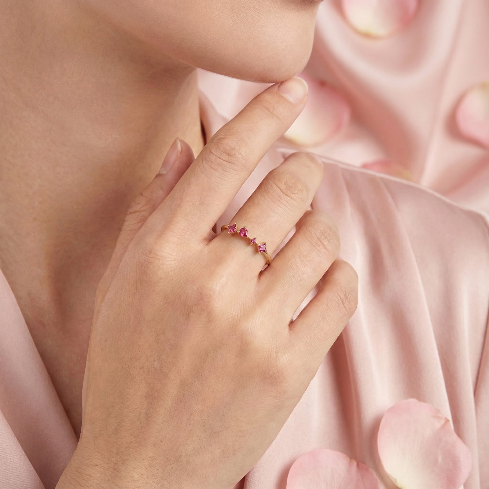 The Roselind Ring - 18K Gold Vermeil