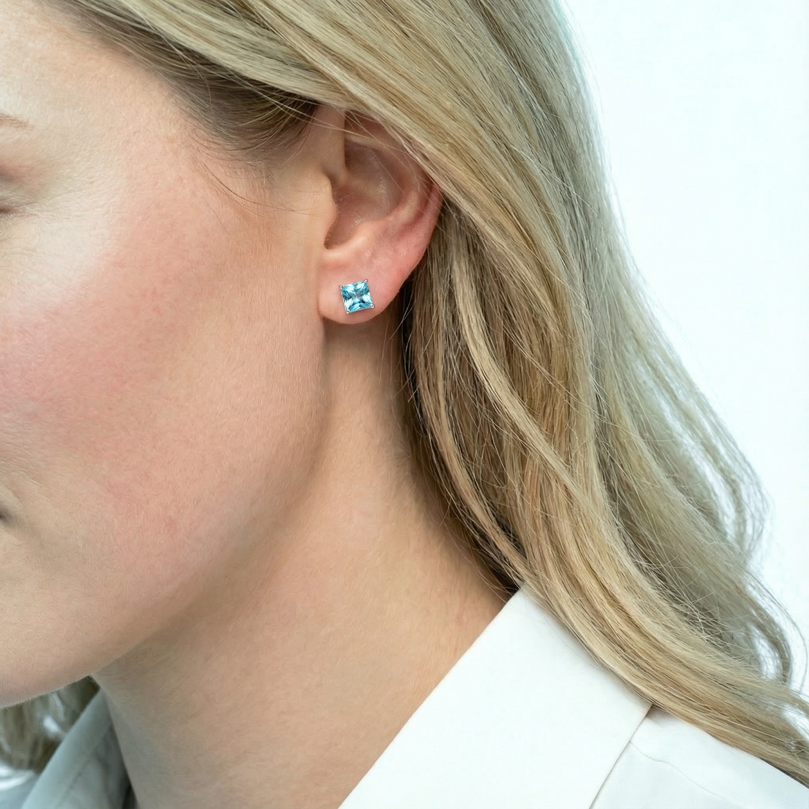 The Calypso Princess Studs - 18K Rose Gold Vermeil
