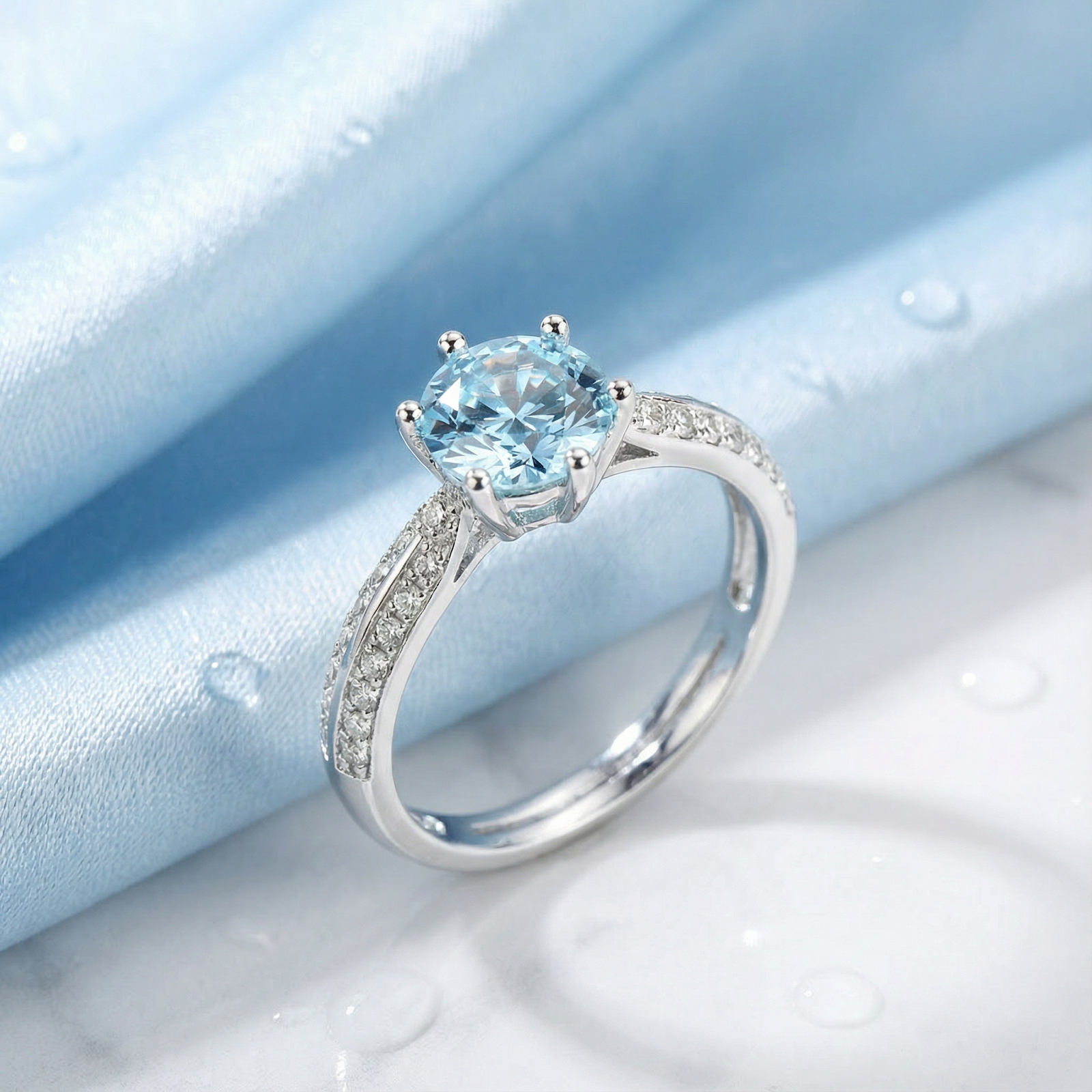 The Adeline Solitaire - S925 Sterling Silver