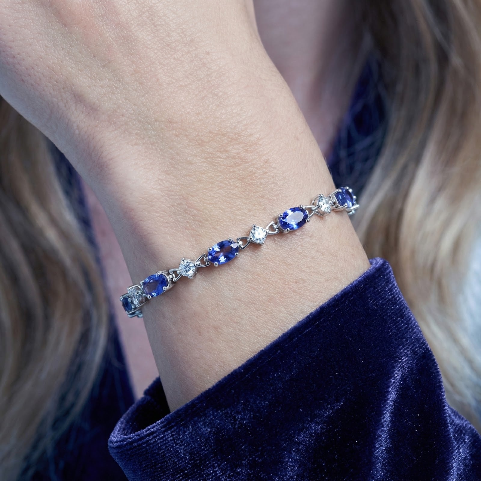 The Zenelle Station Bracelet - S925 Sterling Silver