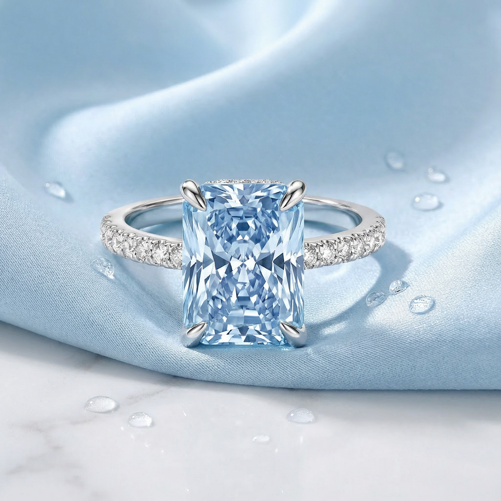 The Azurea Radiant Ring - S925 Sterling Silver