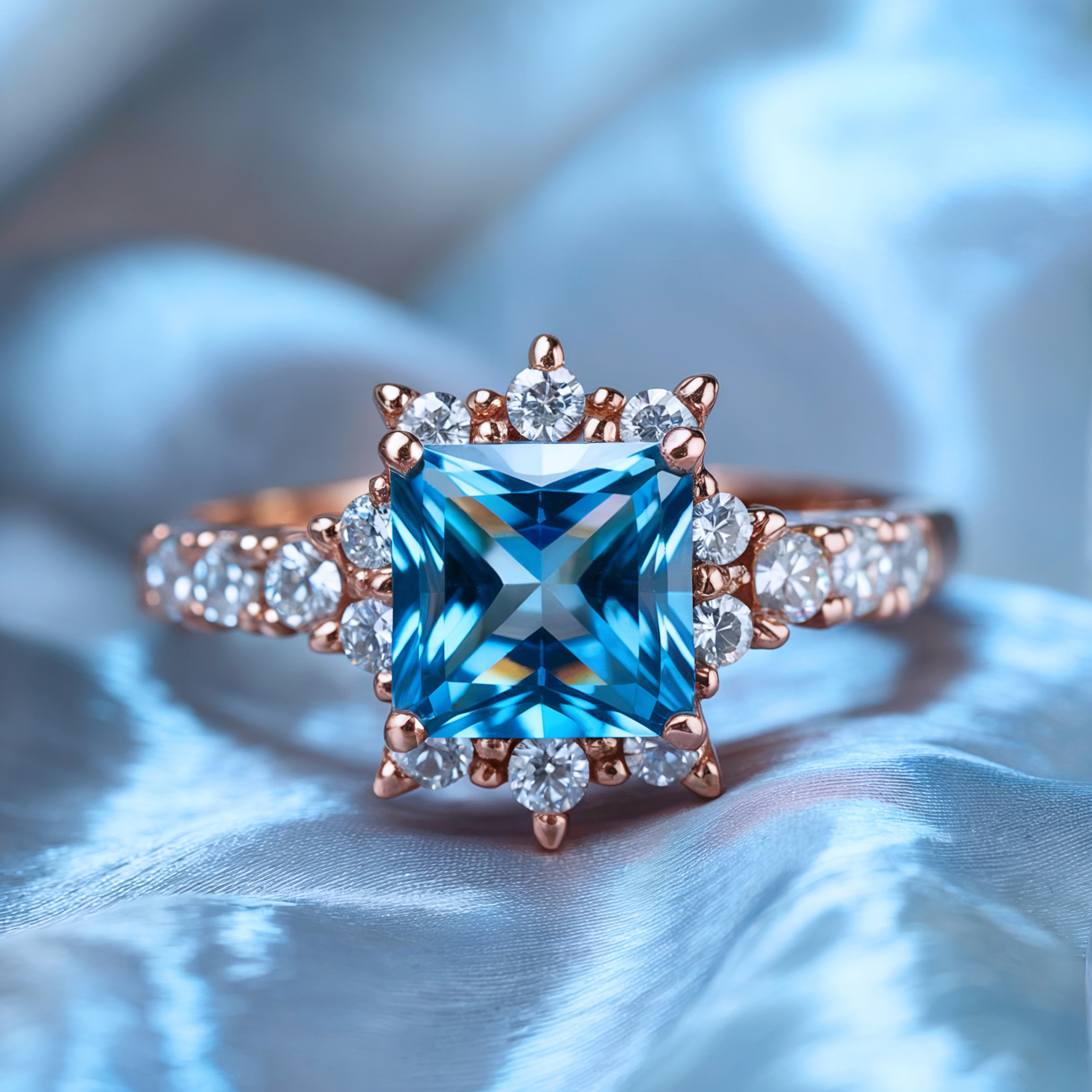 The Caterina Vintage Moissanite Ring