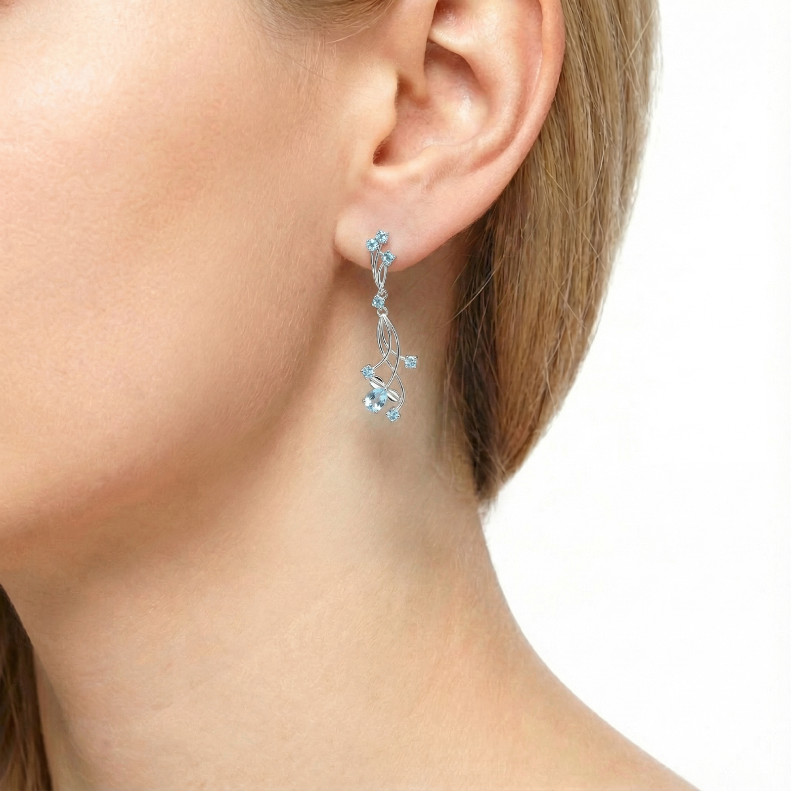 The Lyriane Drop - S925 Sterling Silver