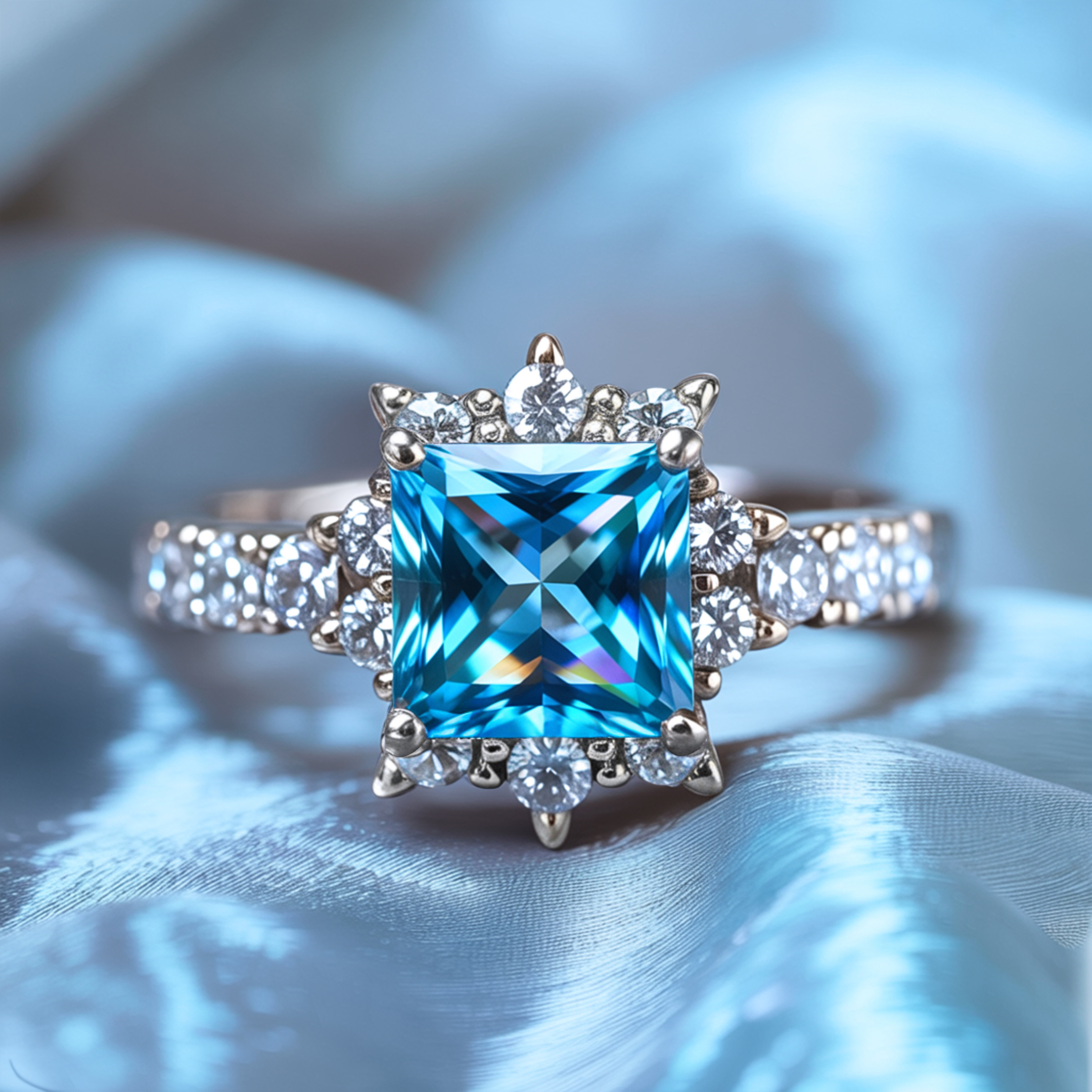 The Caterina Vintage Moissanite Ring