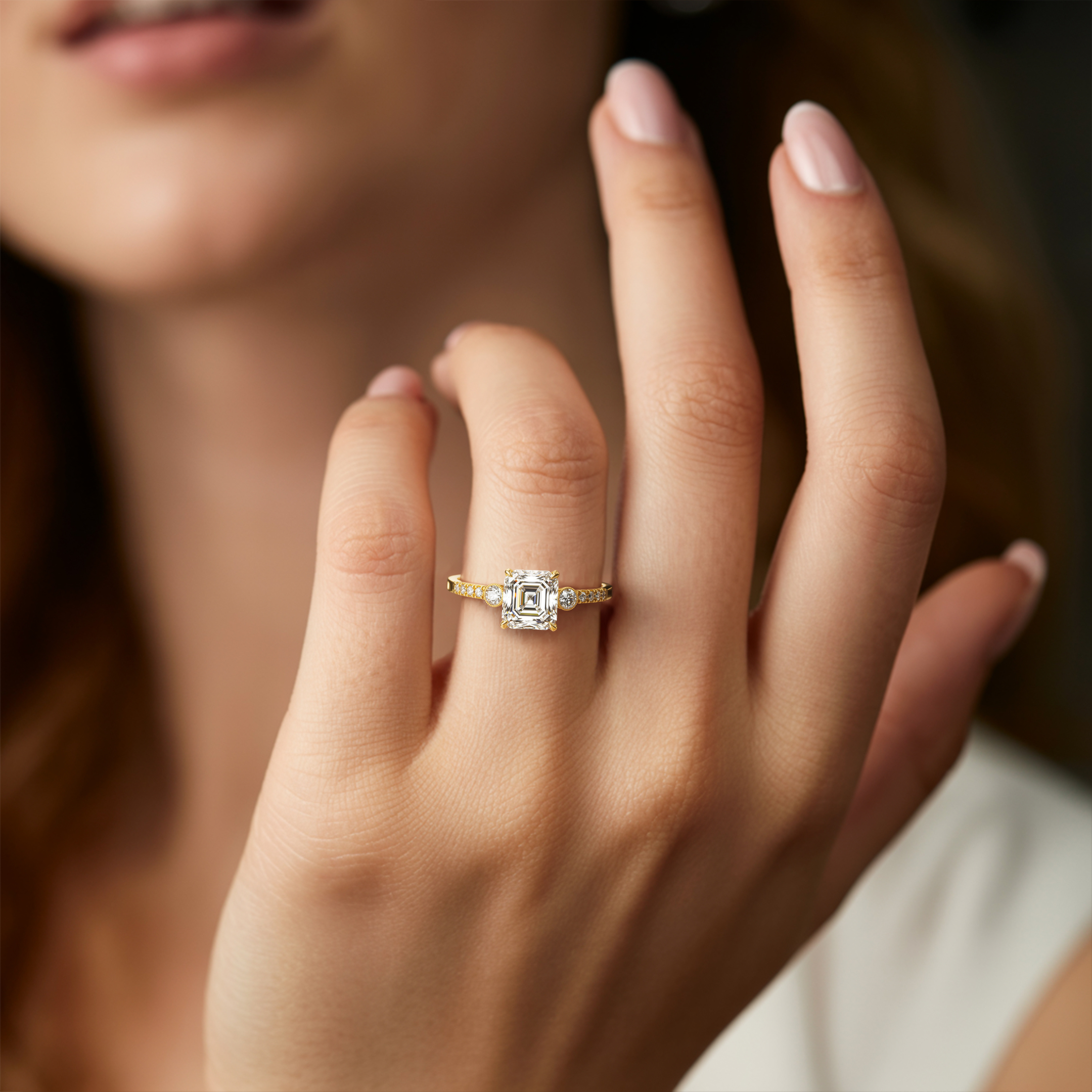The Luna | To My Future Wife — Asscher Cut Moissanite Ring