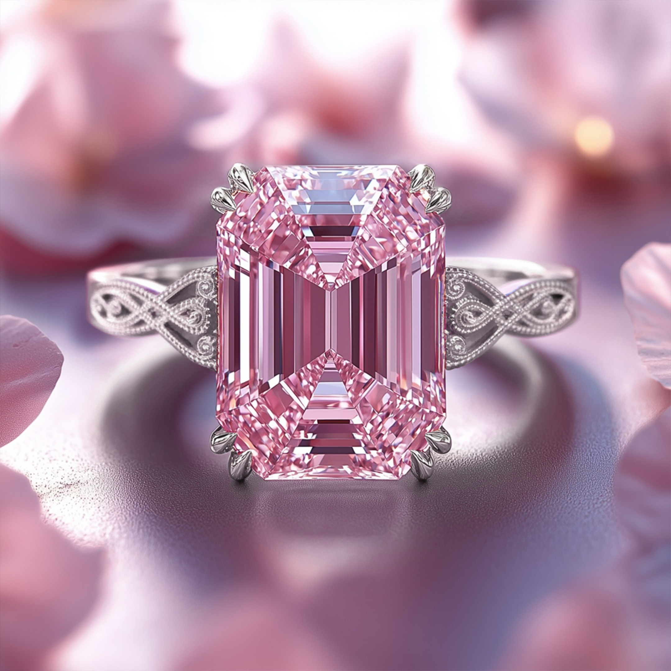 Der Camilla - Vintage Moissanit Ring