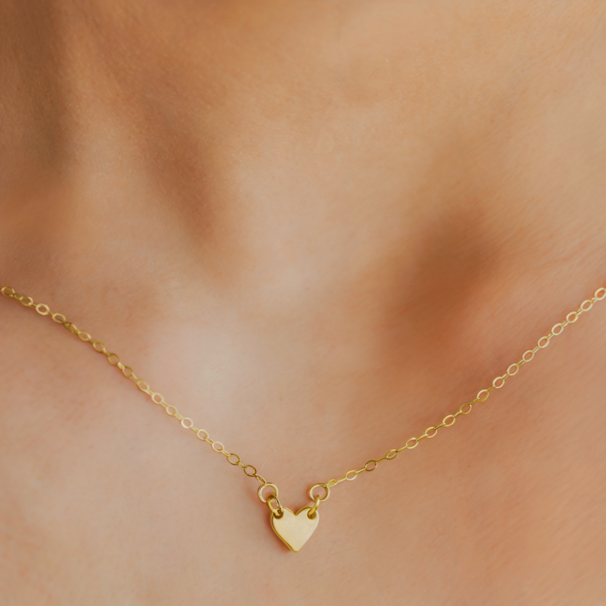 Petite Collier Coeur Or